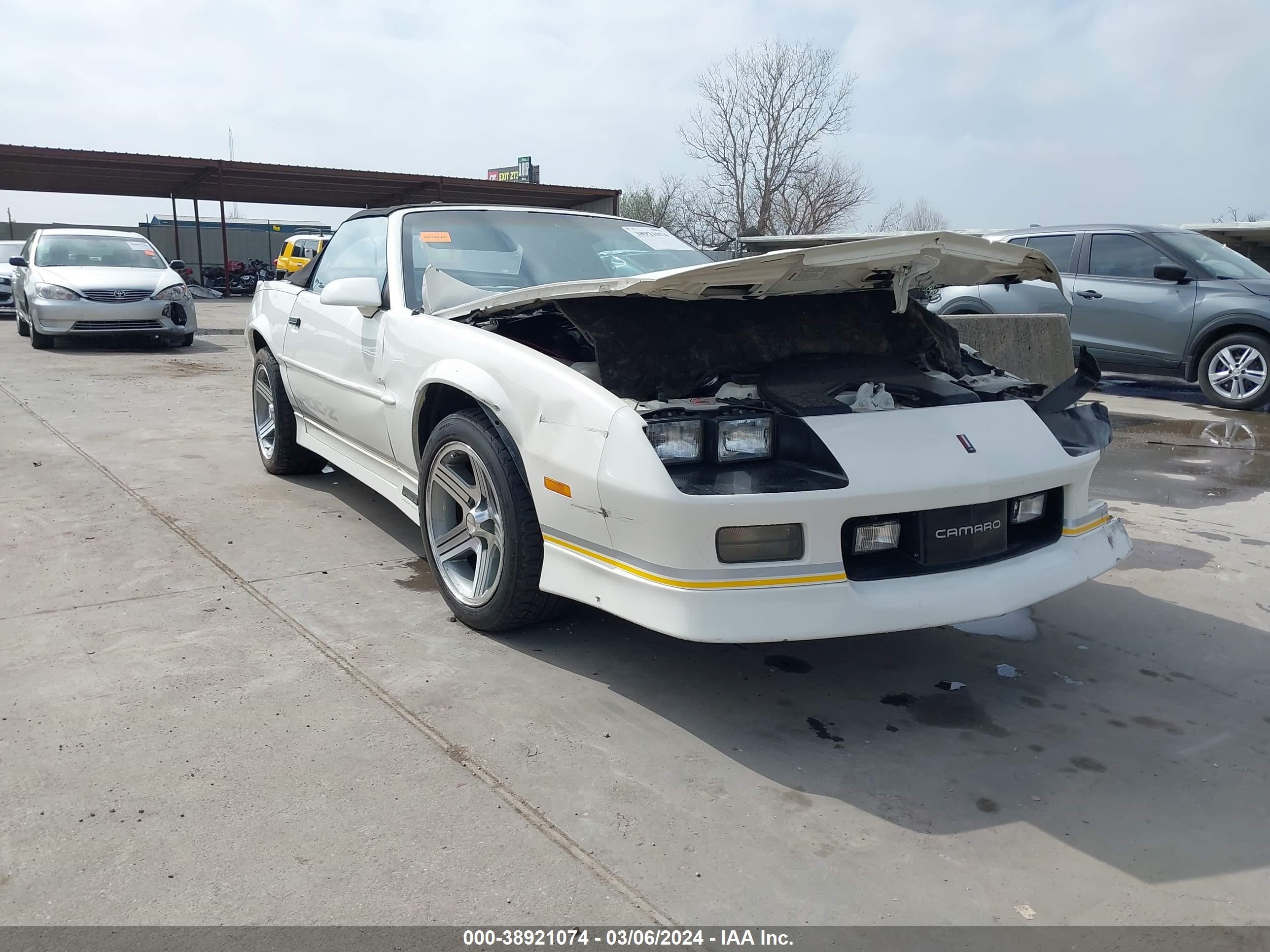 chevrolet camaro 1988 1g1fp31f0jl154825