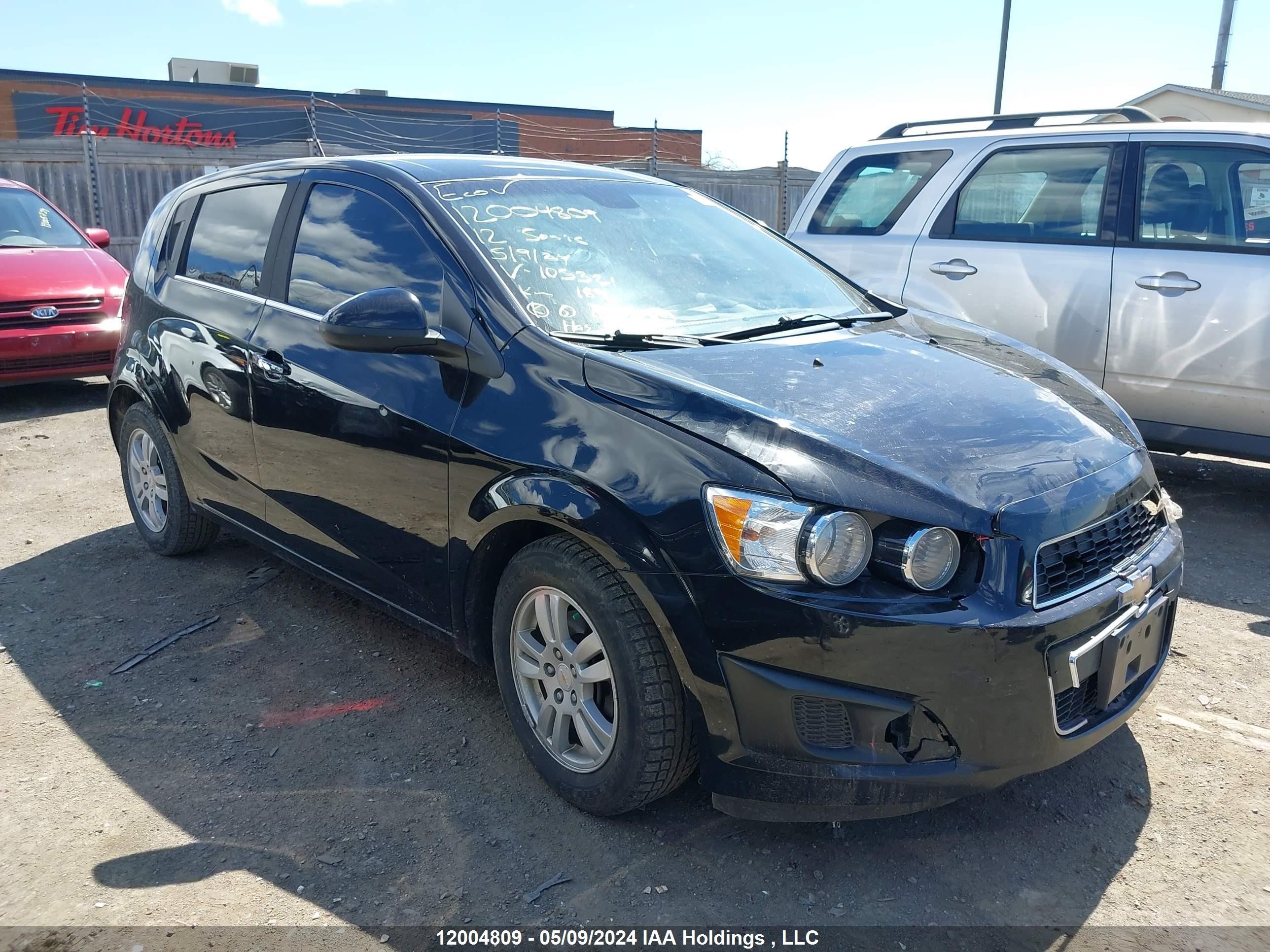 chevrolet sonic 2012 1g1jc6eh2c4105321