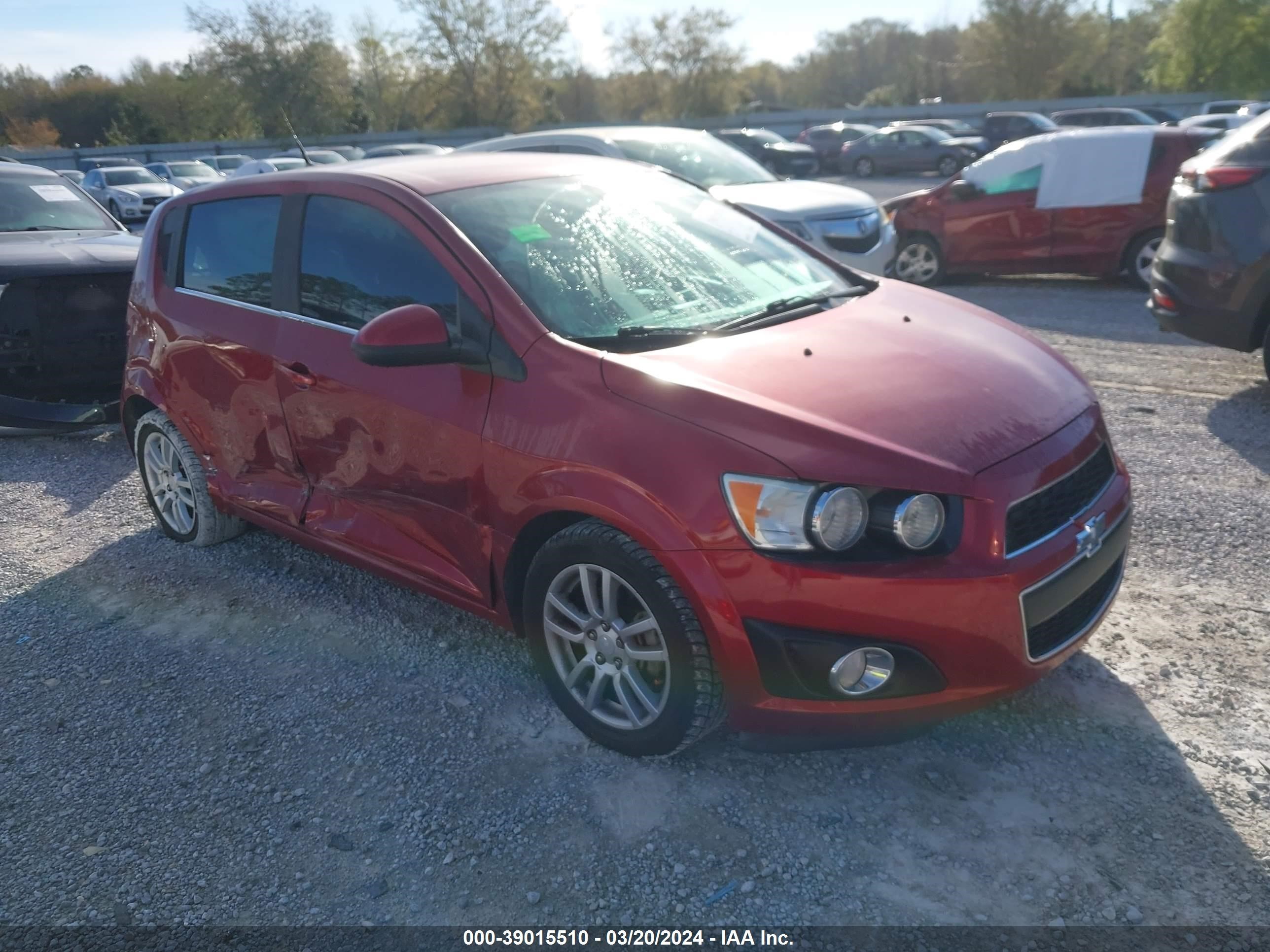 chevrolet sonic 2014 1g1jc6sh6e4170387