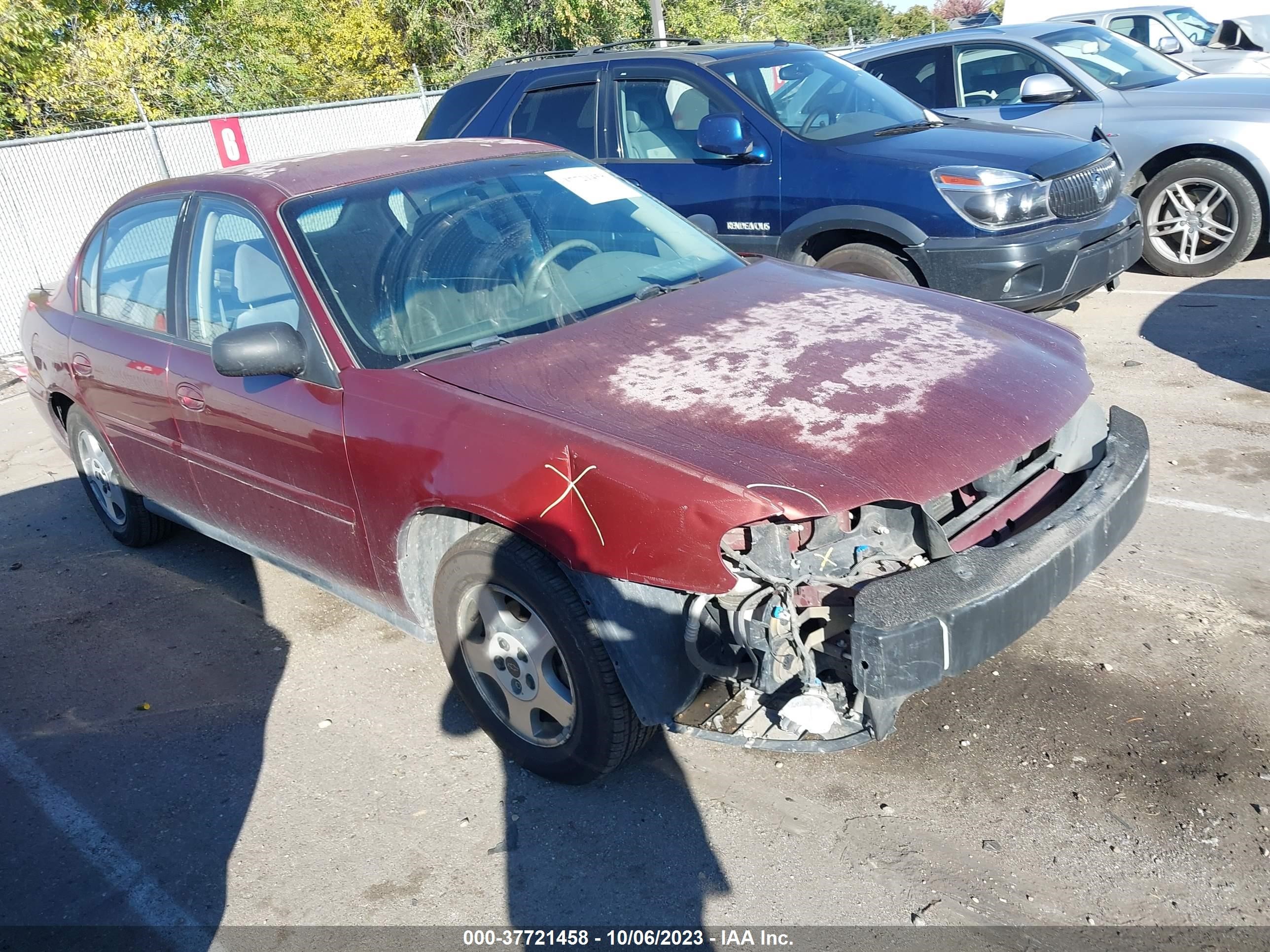 chevrolet malibu 2003 1g1nd52j23m693298