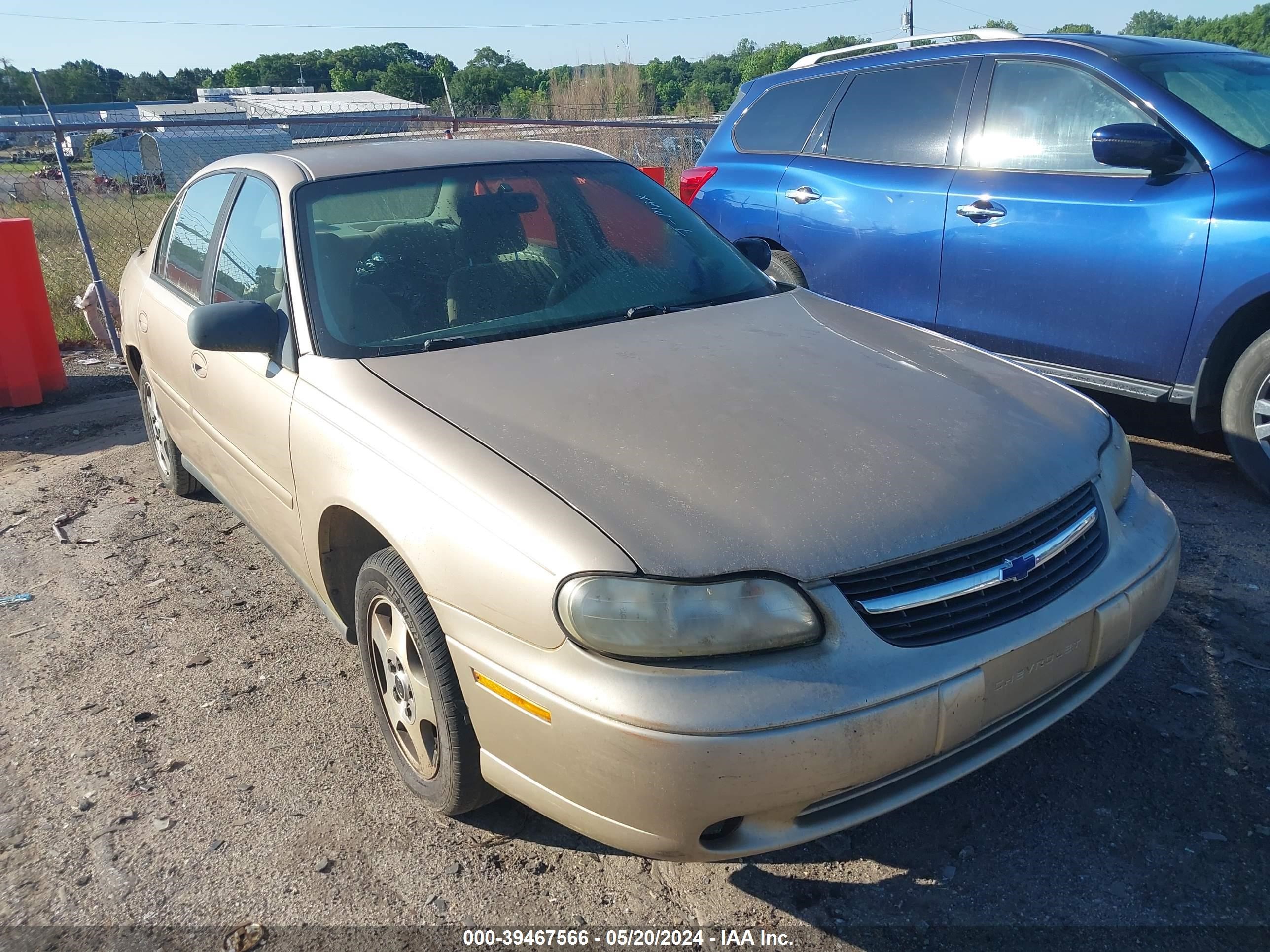 chevrolet malibu 2003 1g1nd52j43m539532