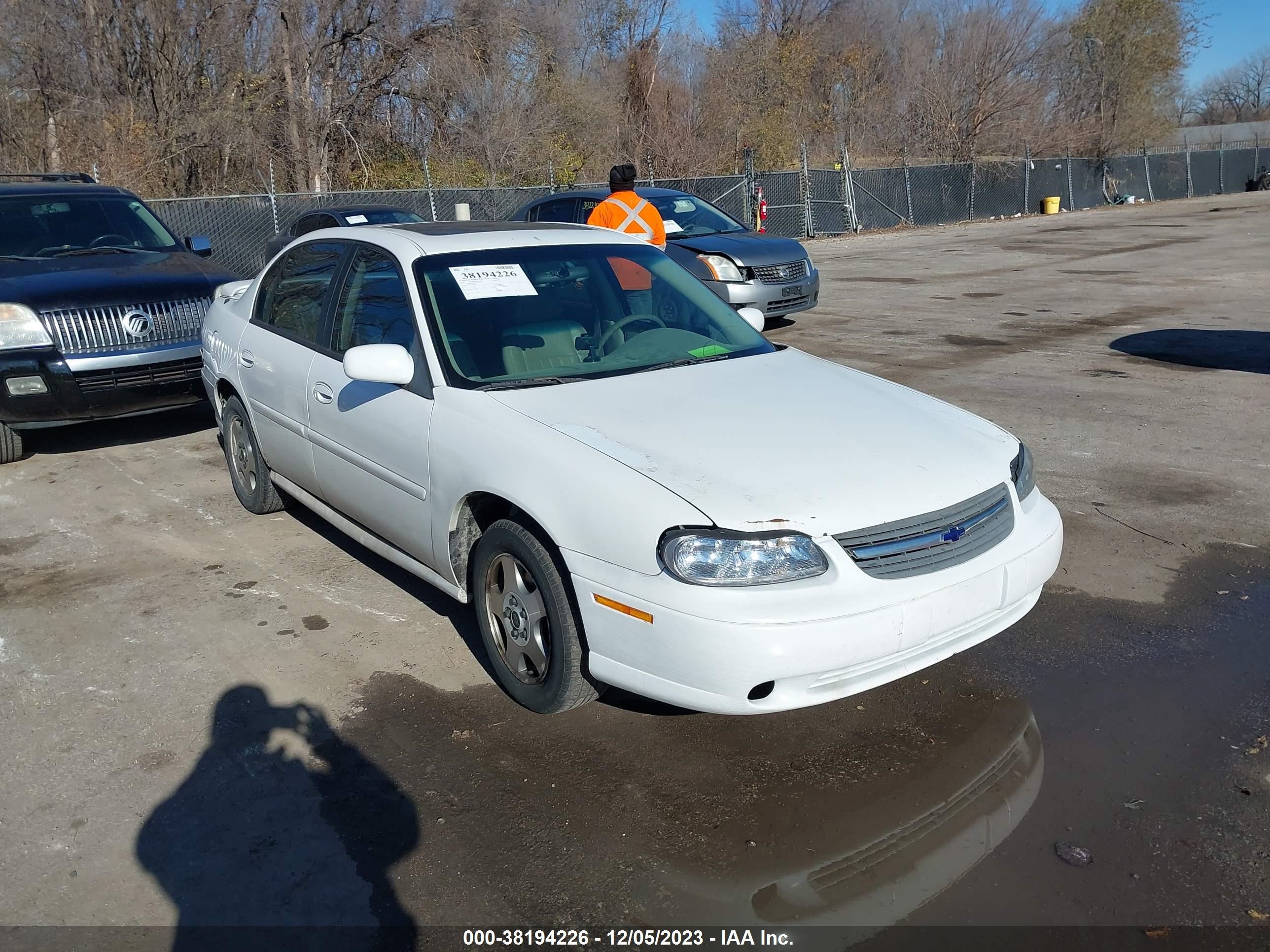 chevrolet malibu 2003 1g1ne52j93m714810