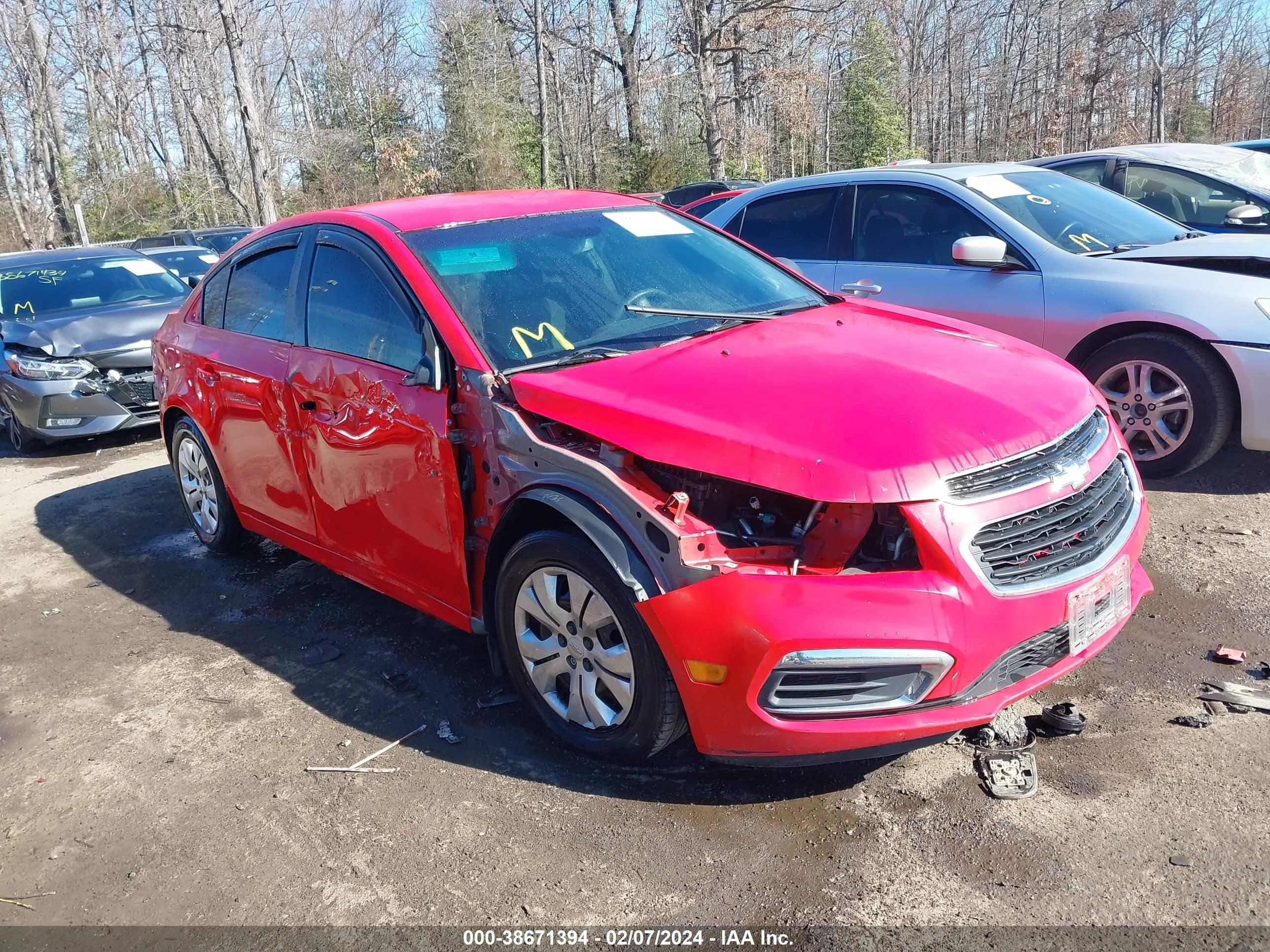 chevrolet  2015 1g1pa5sg8f7263073