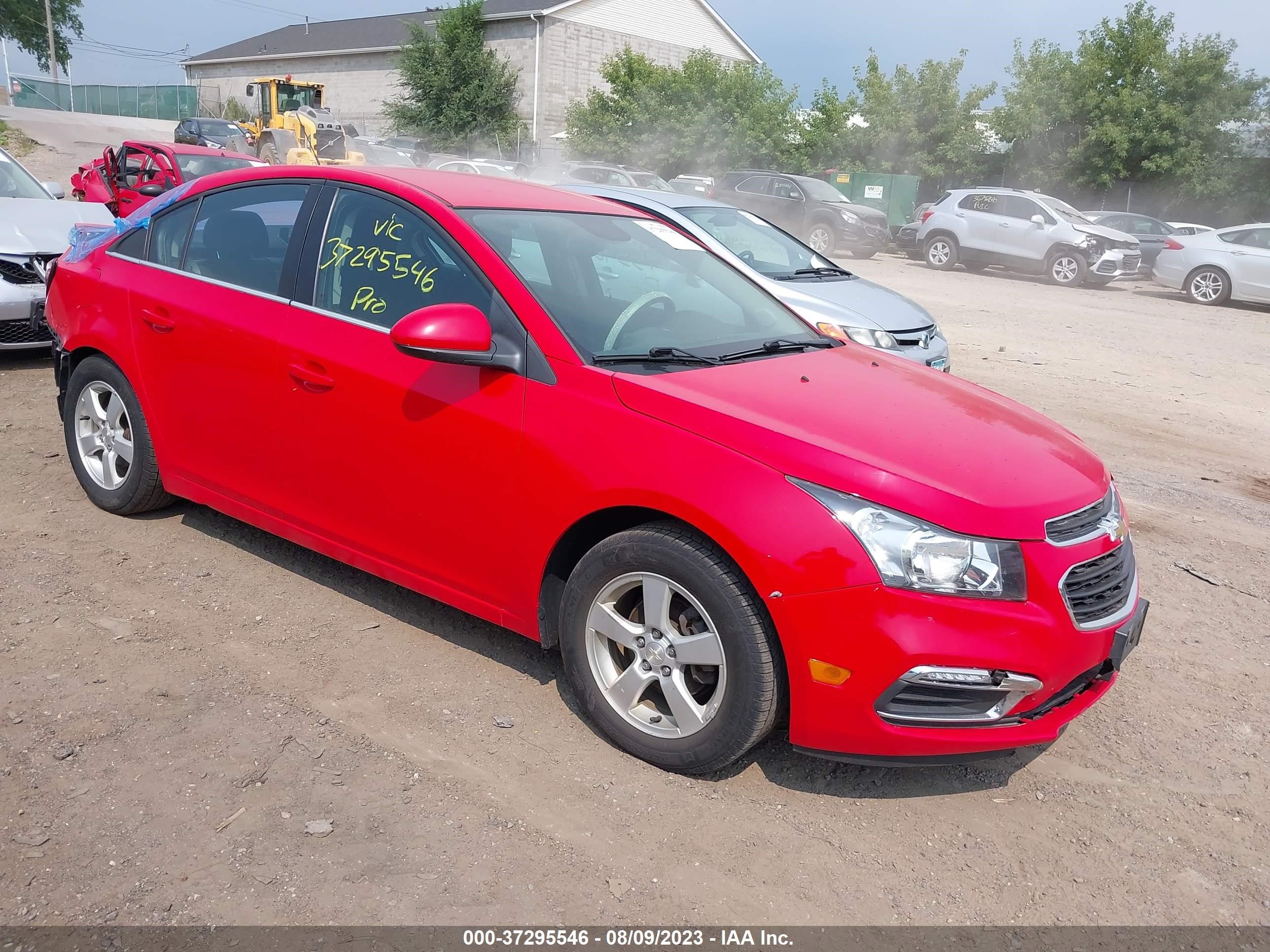 chevrolet cruze 2016 1g1pe5sb3g7159990