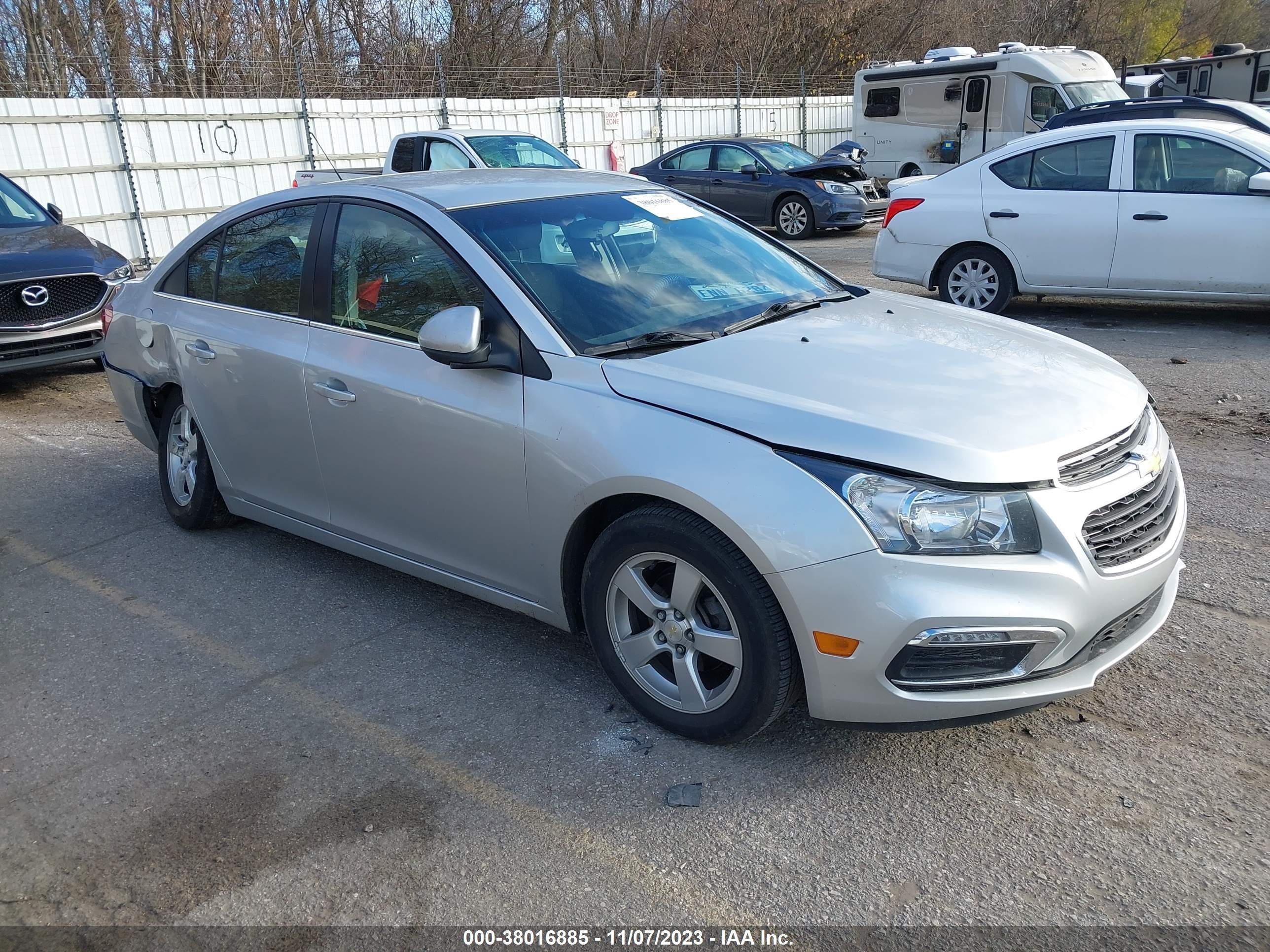 chevrolet cruze 2016 1g1pe5sb5g7106711