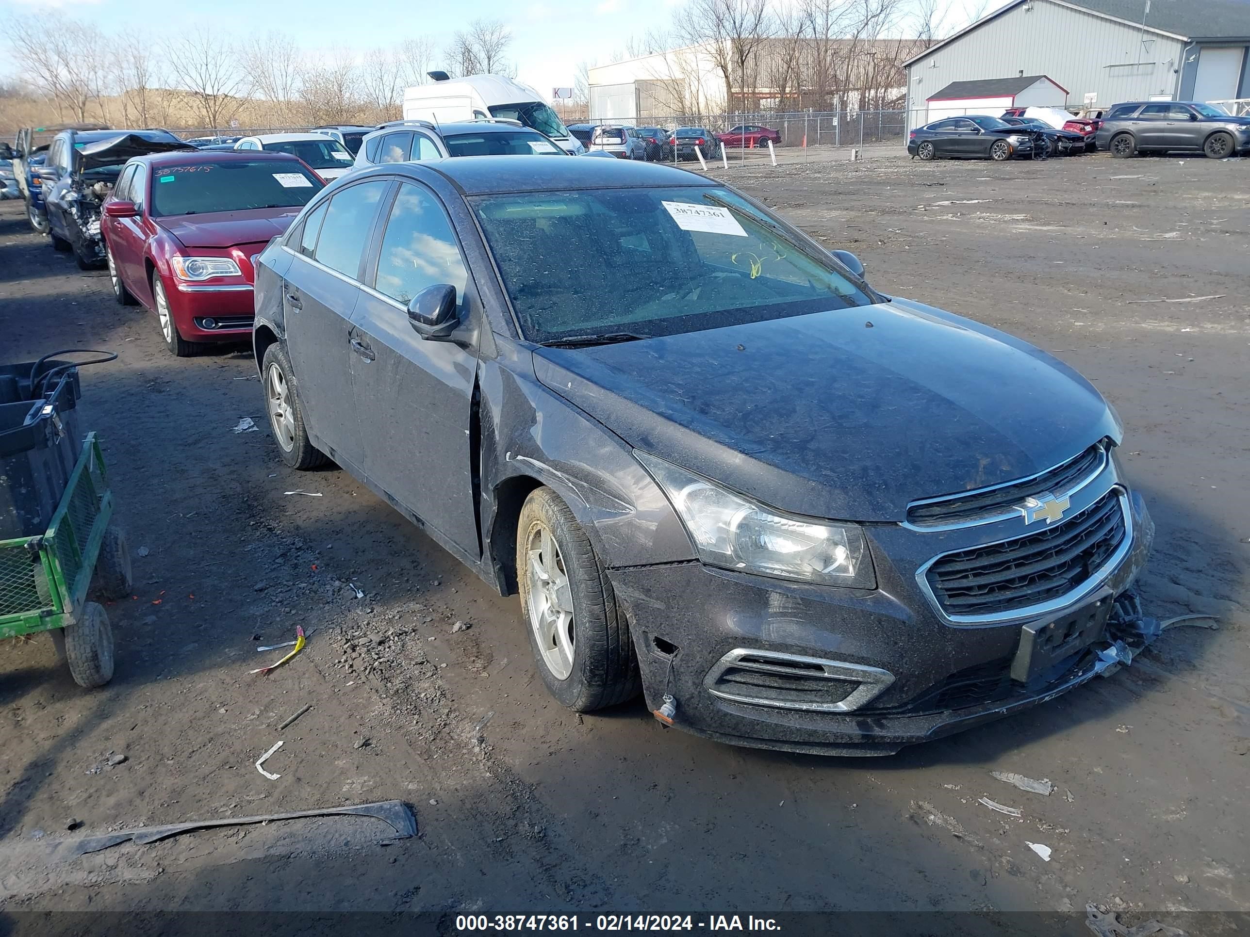 chevrolet cruze 2016 1g1pe5sb7g7114566