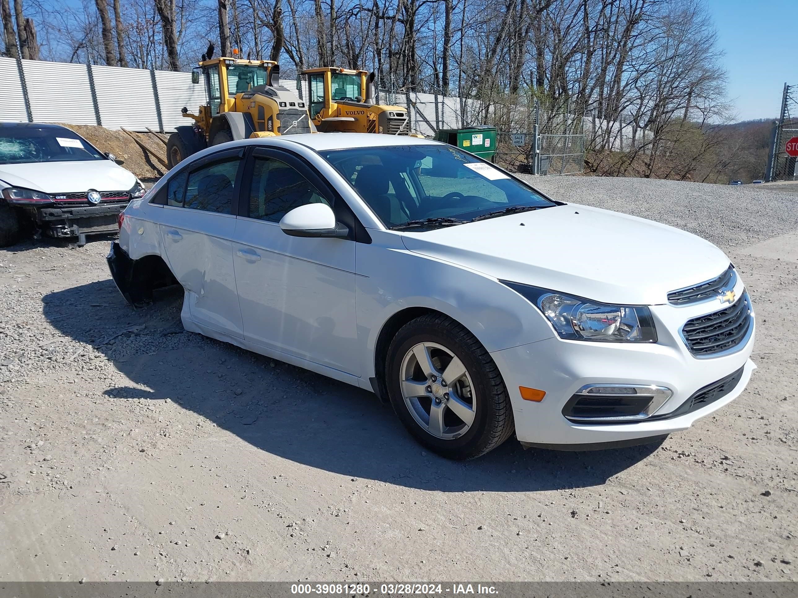 chevrolet cruze 2016 1g1pe5sb7g7122036