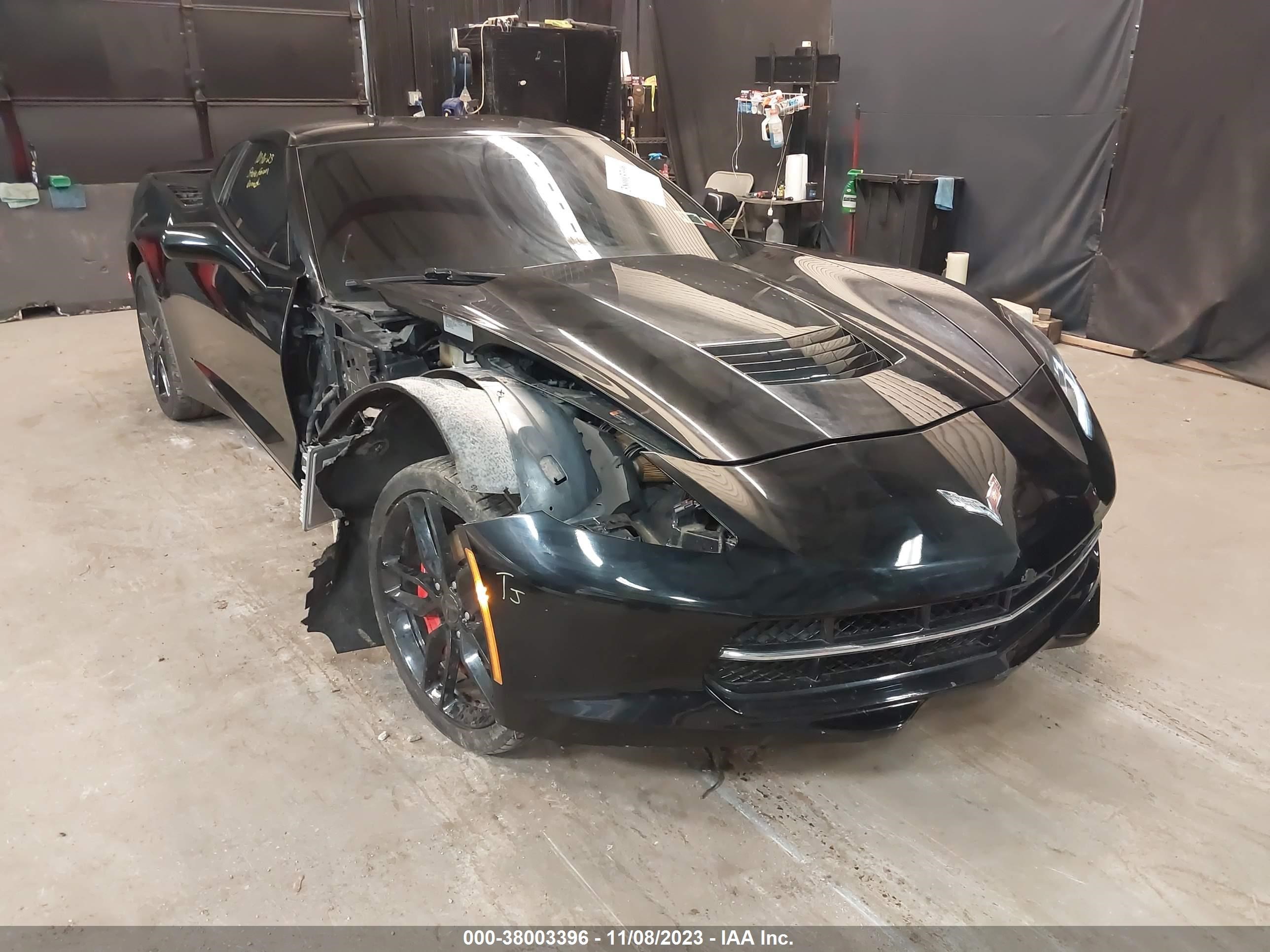 chevrolet corvette 2017 1g1yb2d74h5109021