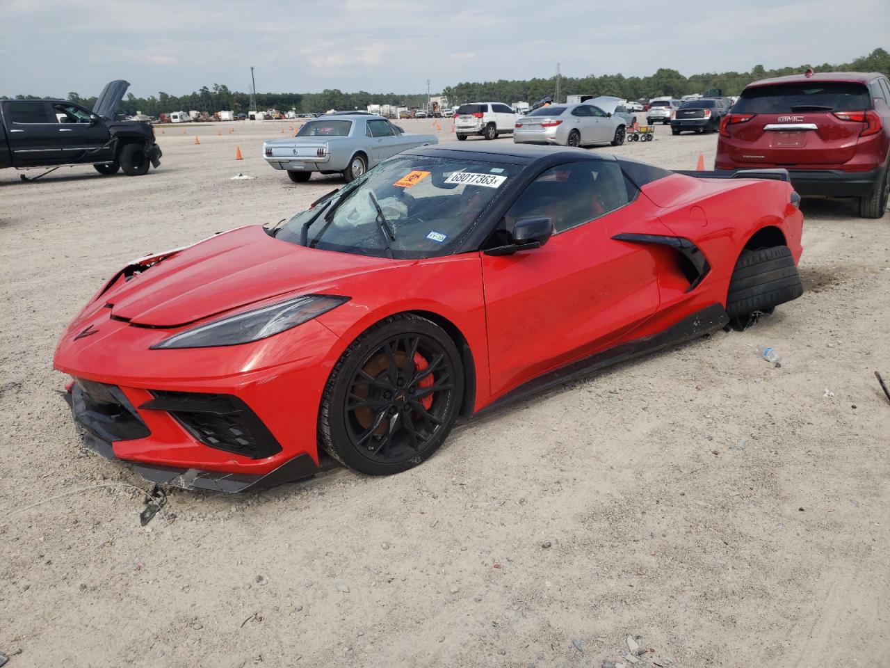 chevrolet corvette 2023 1g1yc3d43p5103833