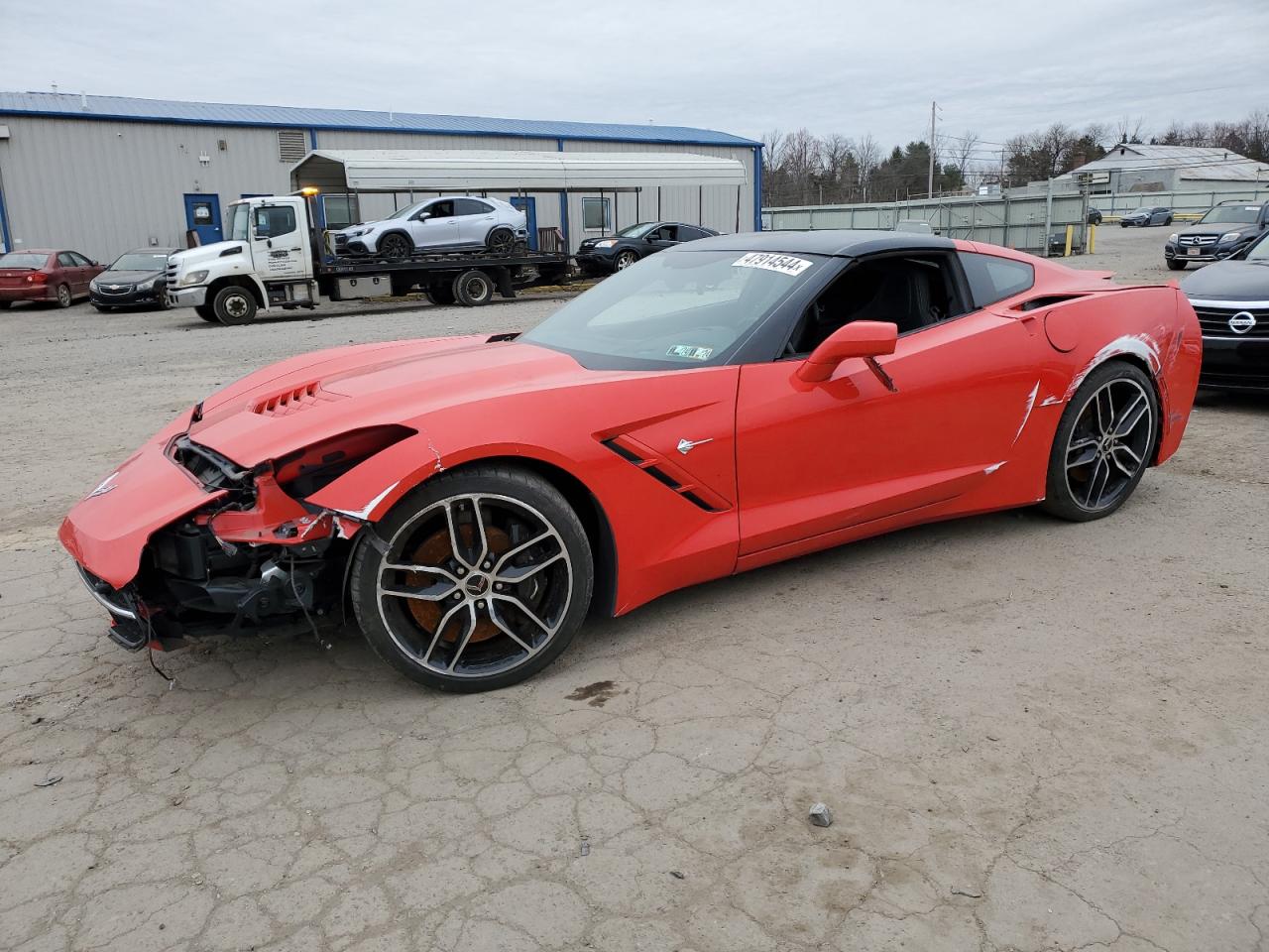 chevrolet corvette 2017 1g1yl2d70h5104587