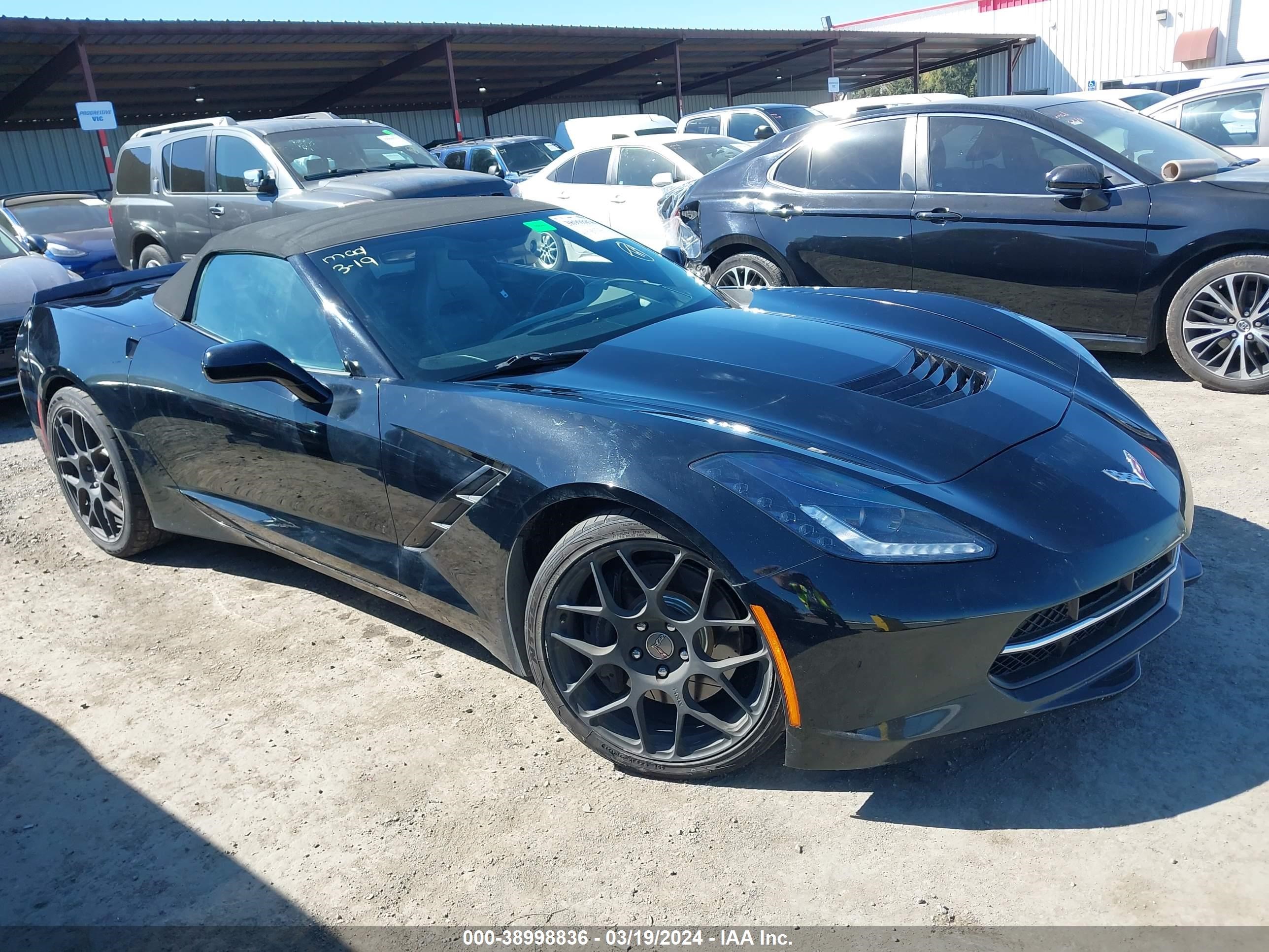 chevrolet corvette 2014 1g1yl3d78e5110736