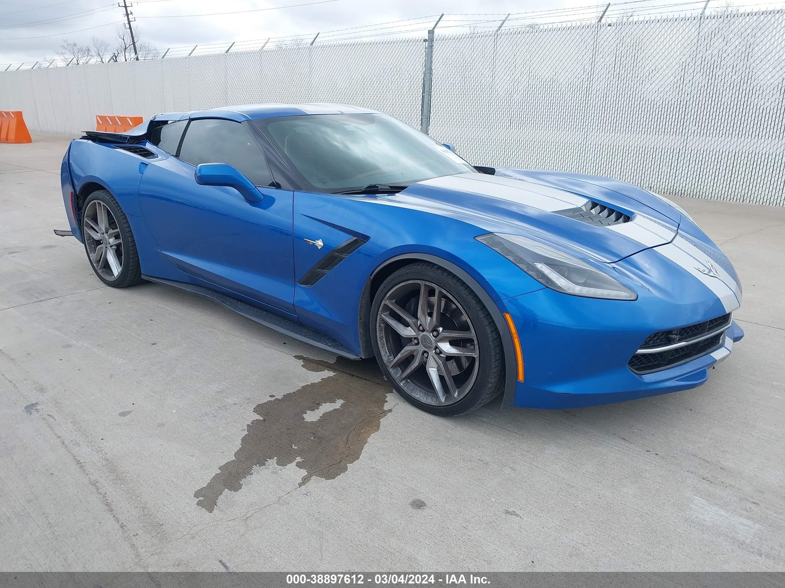 chevrolet corvette 2016 1g1ym2d78g5113324