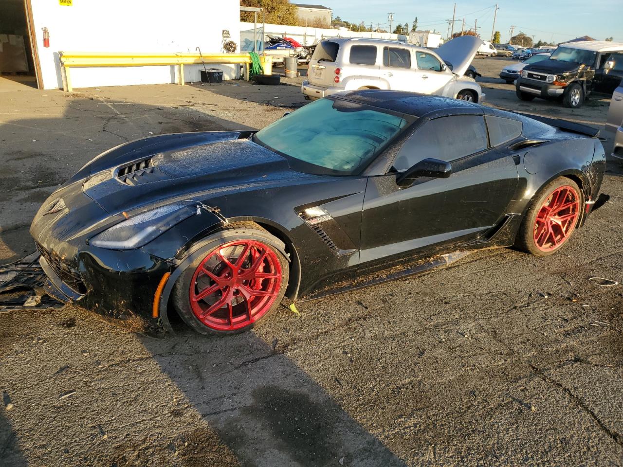 chevrolet corvette 2017 1g1yn2d63h5604499