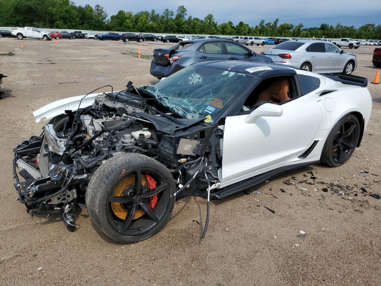 chevrolet corvette 2017 1g1yu2d65h5603521