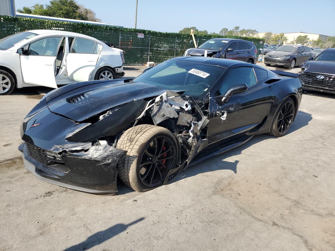 chevrolet corvette 2017 1g1yw2d75h5124311