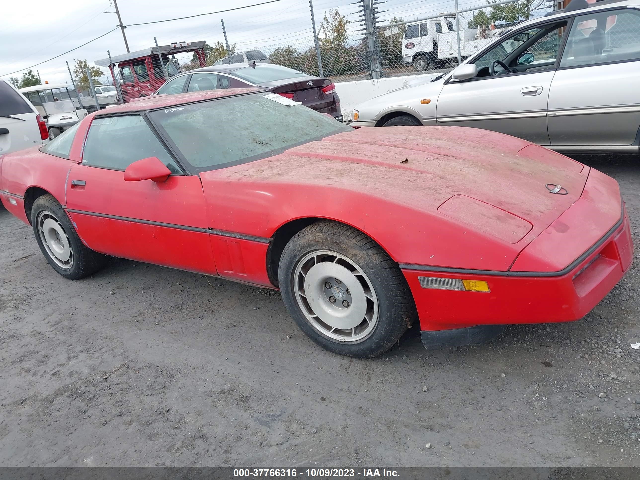 chevrolet corvette 1986 1g1yy0783g5126561