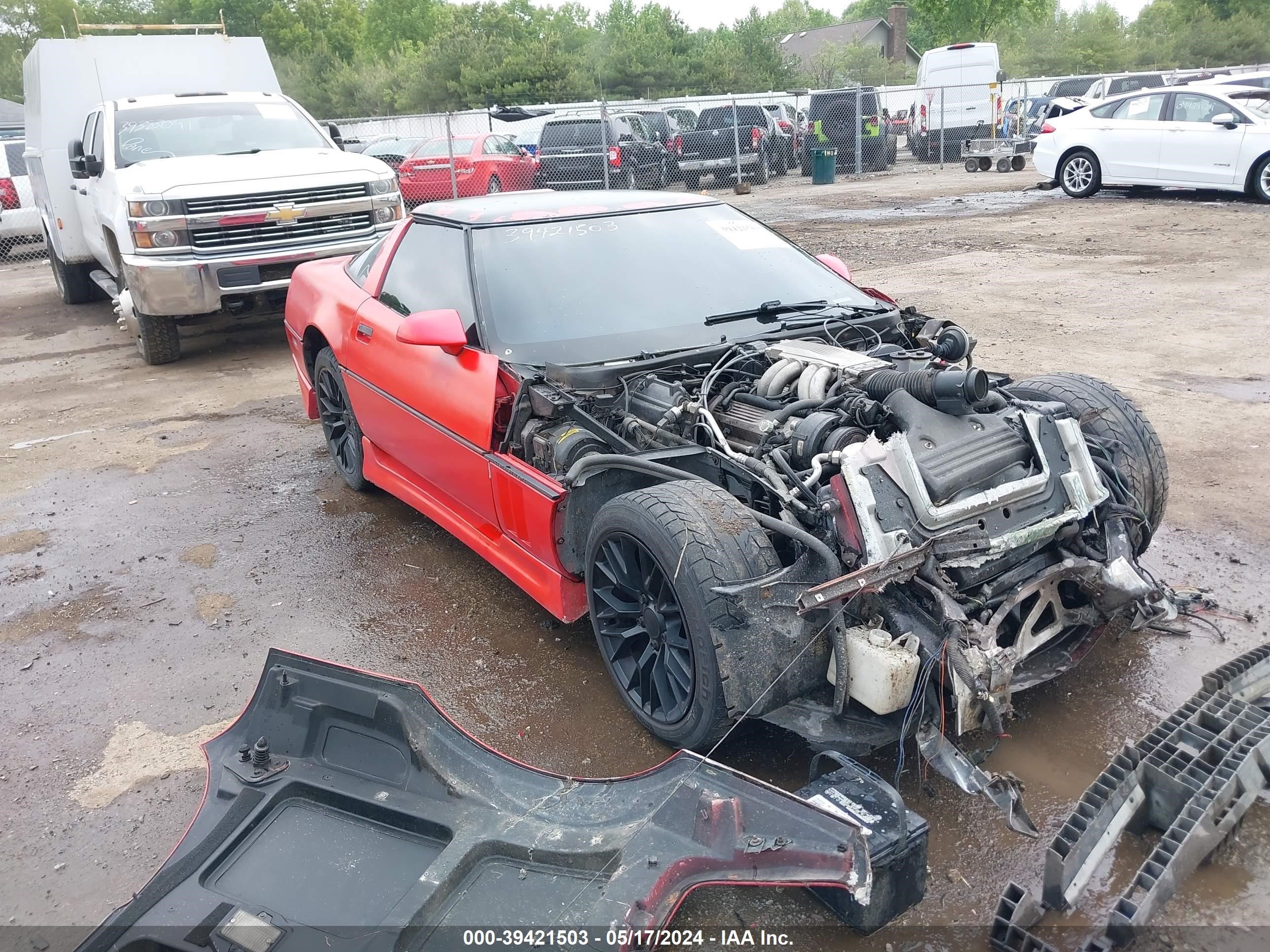 chevrolet corvette 1986 1g1yy0784g5114984