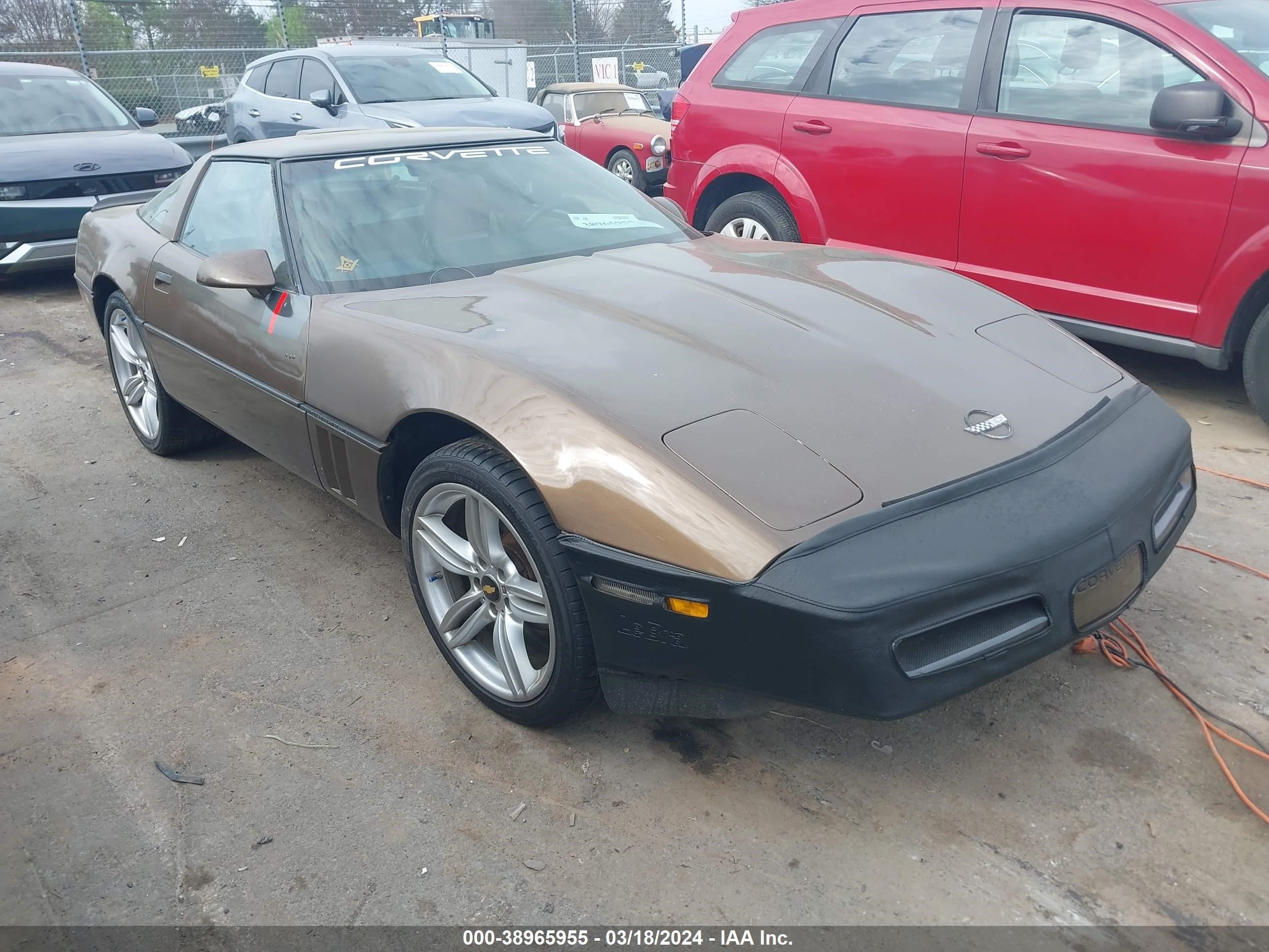 chevrolet corvette 1986 1g1yy0786g5111052