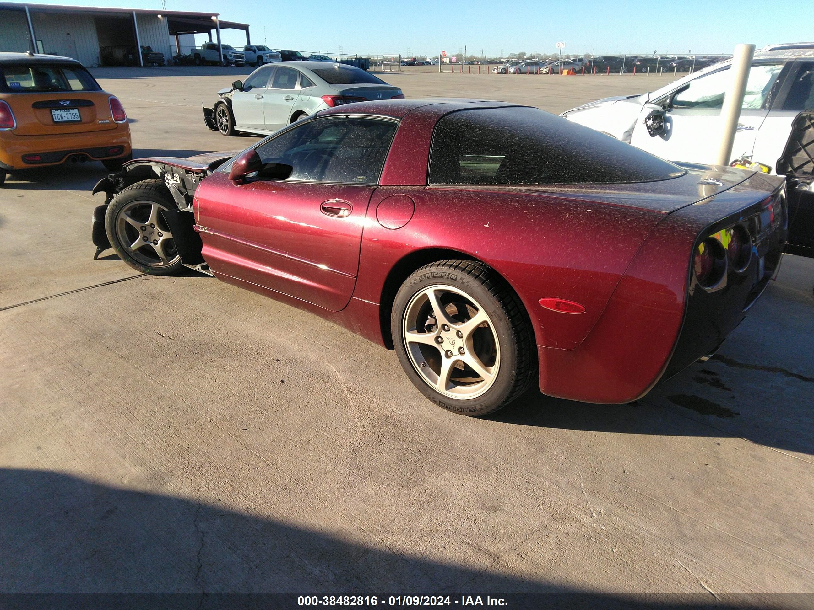 chevrolet corvette 2003 1g1yy22g435120000