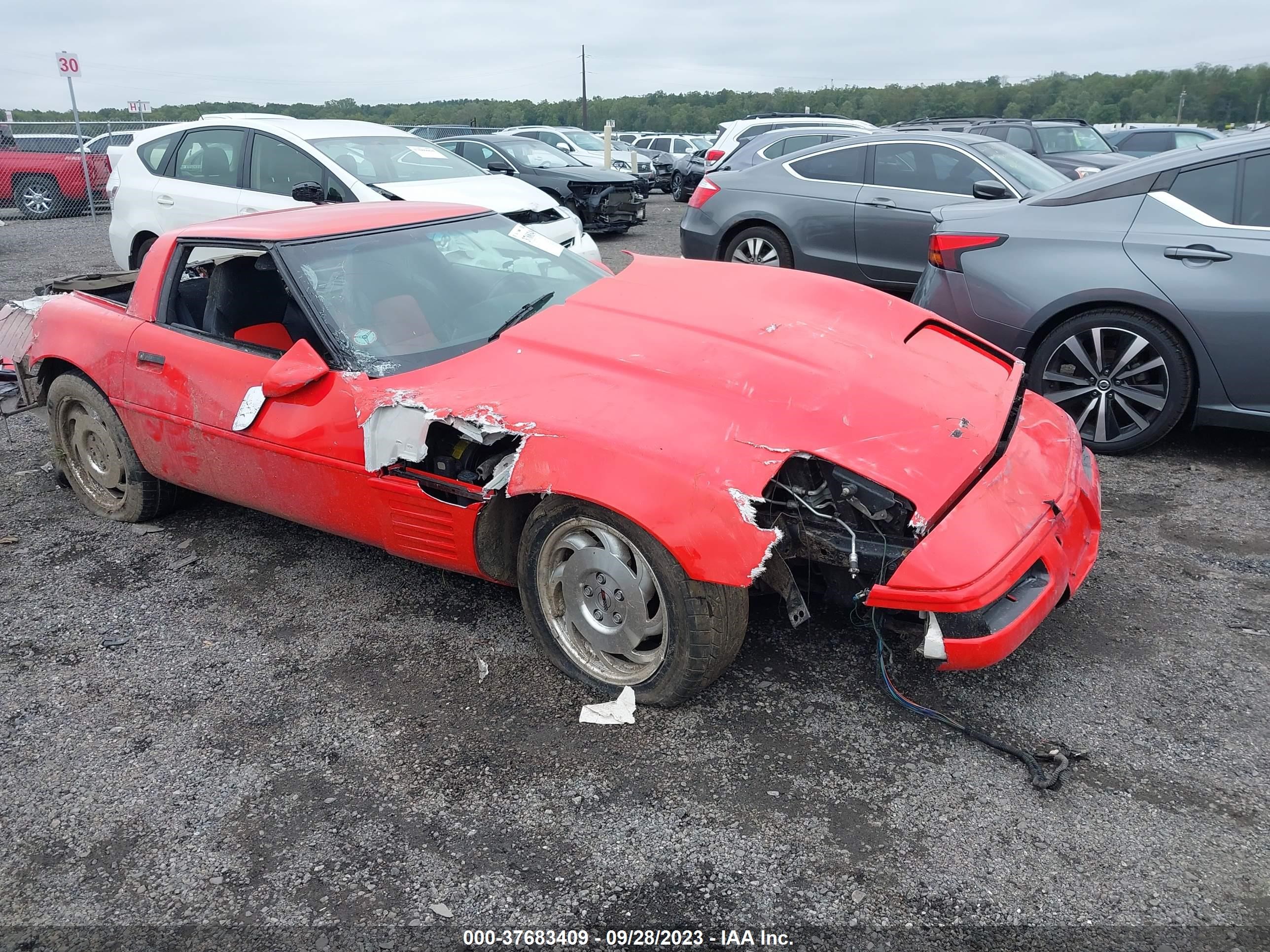 chevrolet corvette 1994 1g1yy22p7r5100316