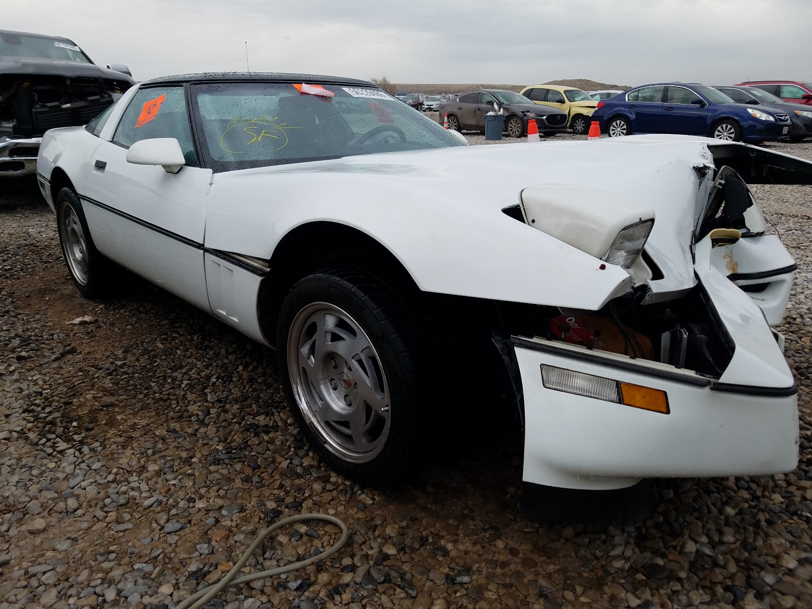 chevrolet corvette 1990 1g1yy238xl5106898