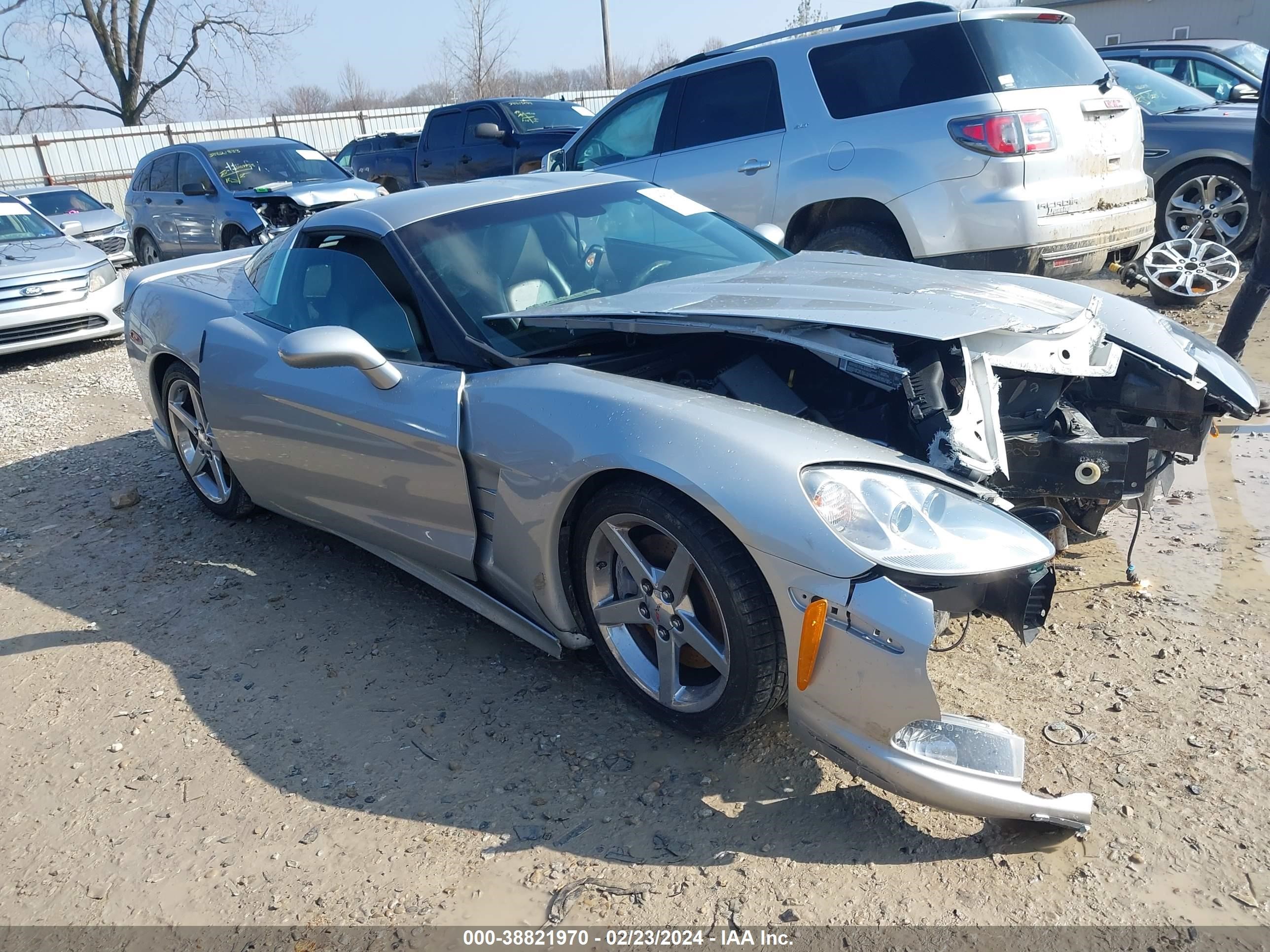 chevrolet corvette 2005 1g1yy24u555113949