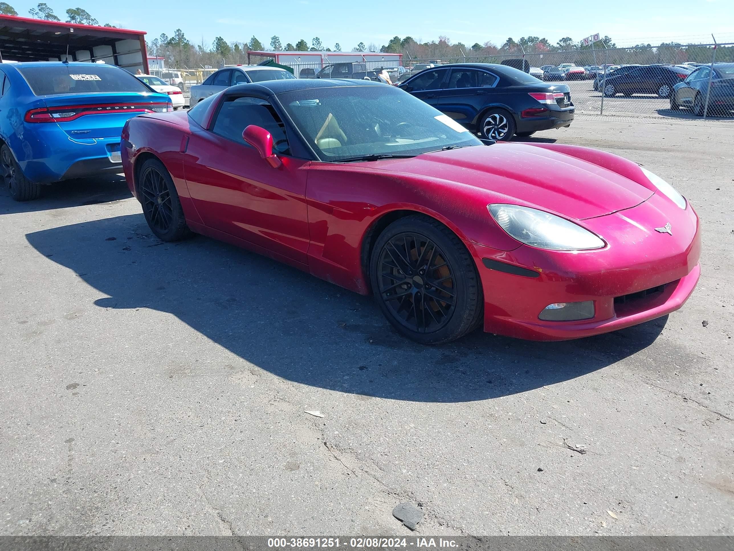 chevrolet corvette 2005 1g1yy24u855109152