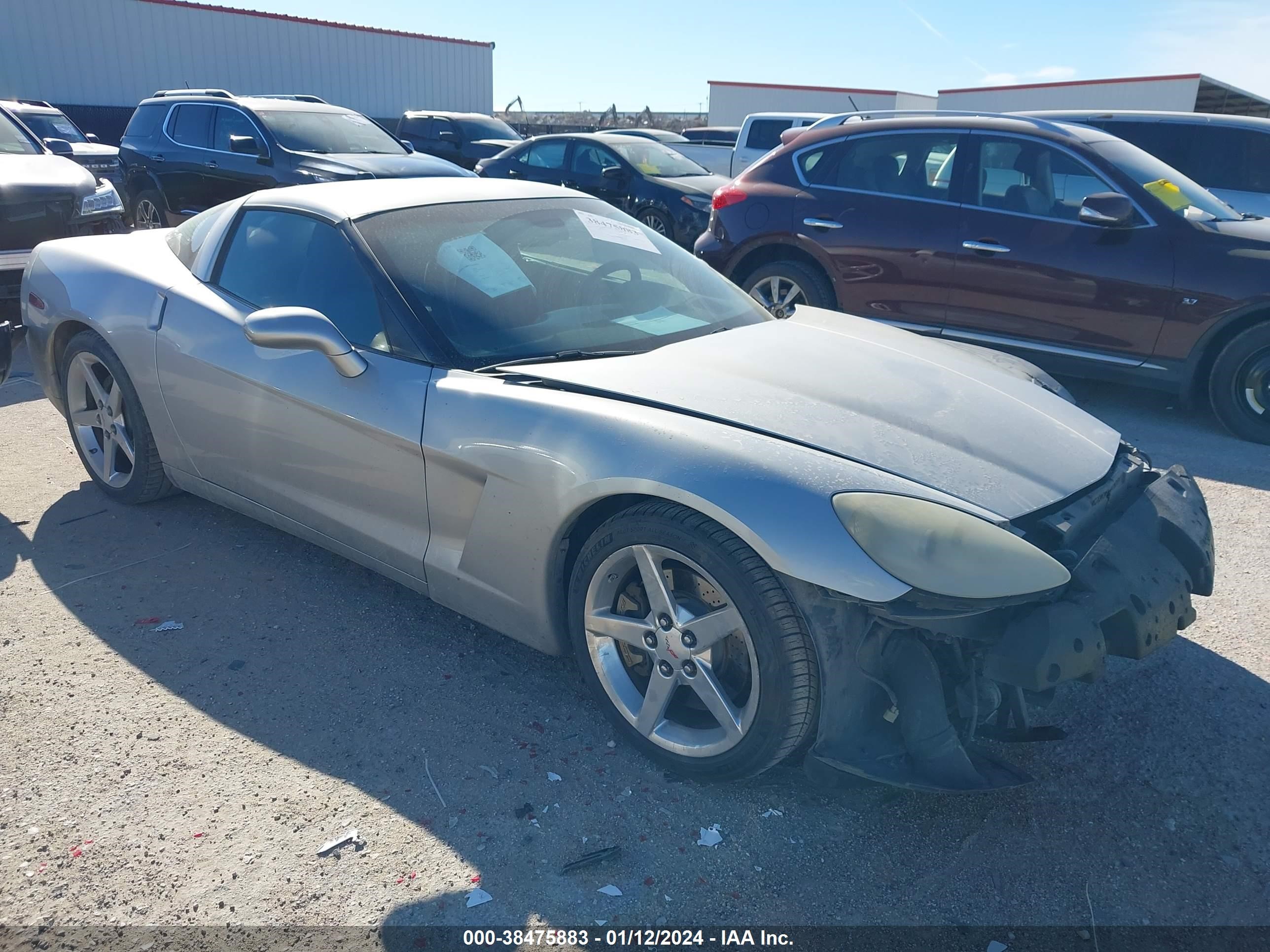 chevrolet corvette 2005 1g1yy24ux55107354