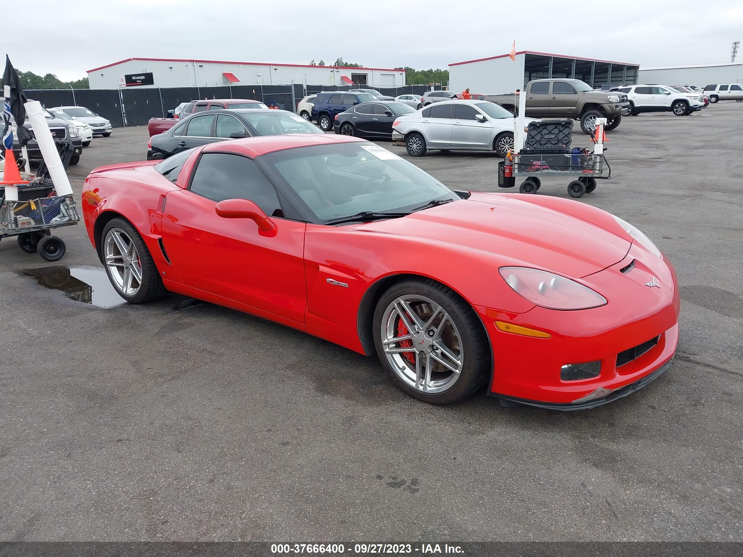 chevrolet corvette 2007 1g1yy26e075109624