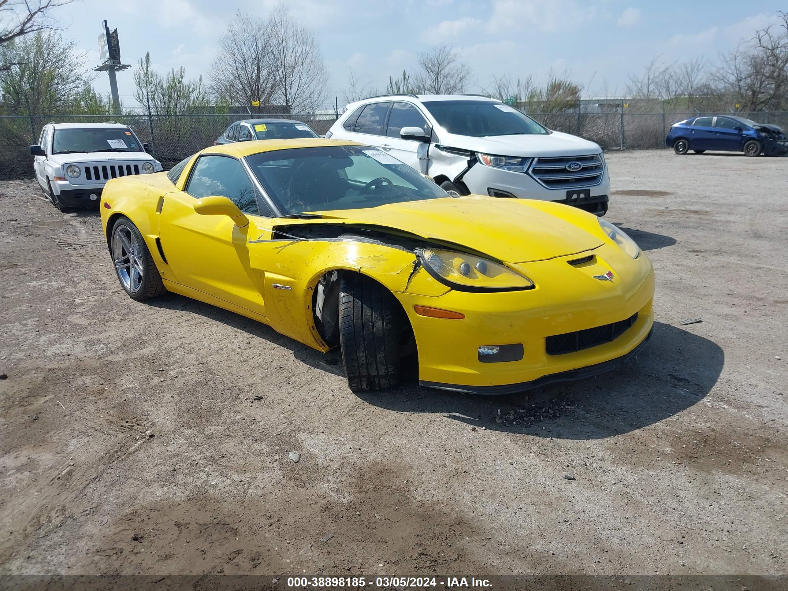 chevrolet corvette 2007 1g1yy26e175109308