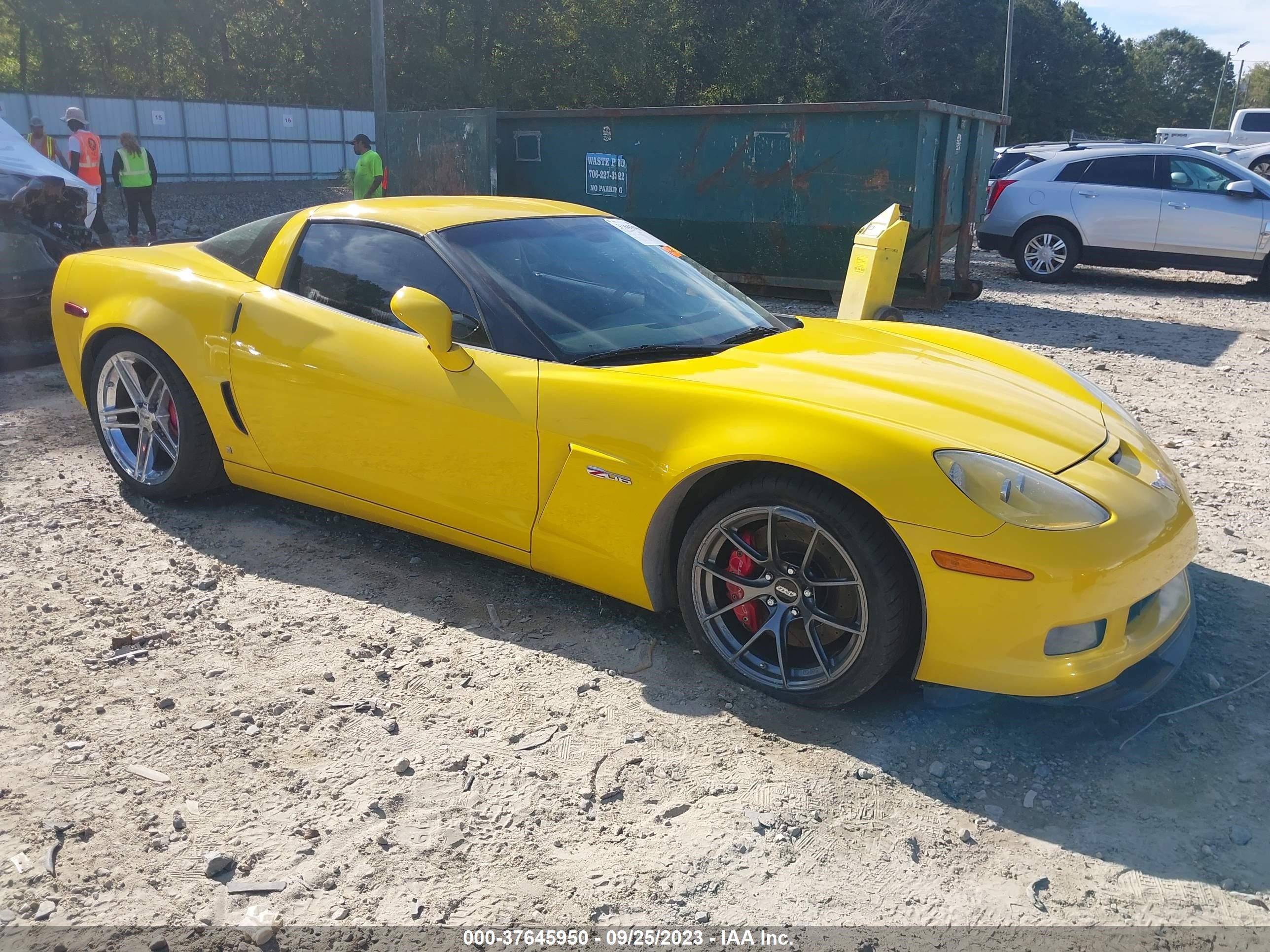 chevrolet corvette 2007 1g1yy26e175123130