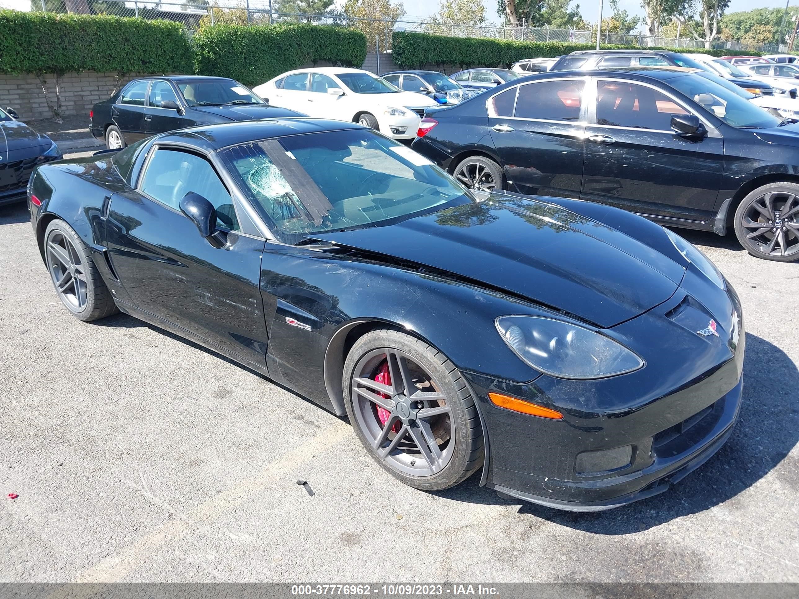 chevrolet corvette z 2007 1g1yy26e875127076