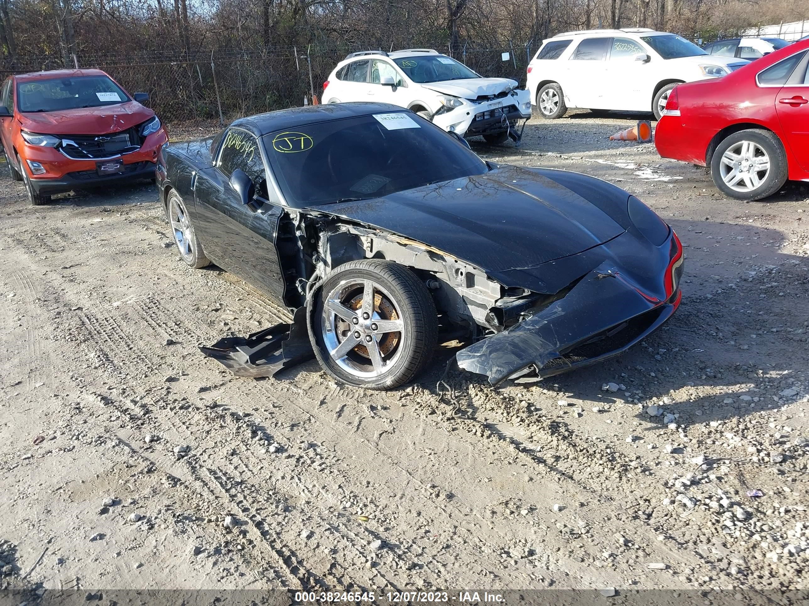 chevrolet corvette 2007 1g1yy26u875119504