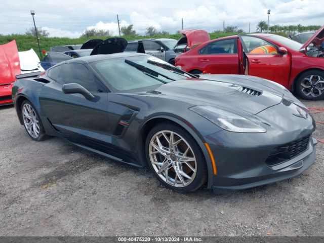 chevrolet corvette 2017 1g1yy2d75h5123704