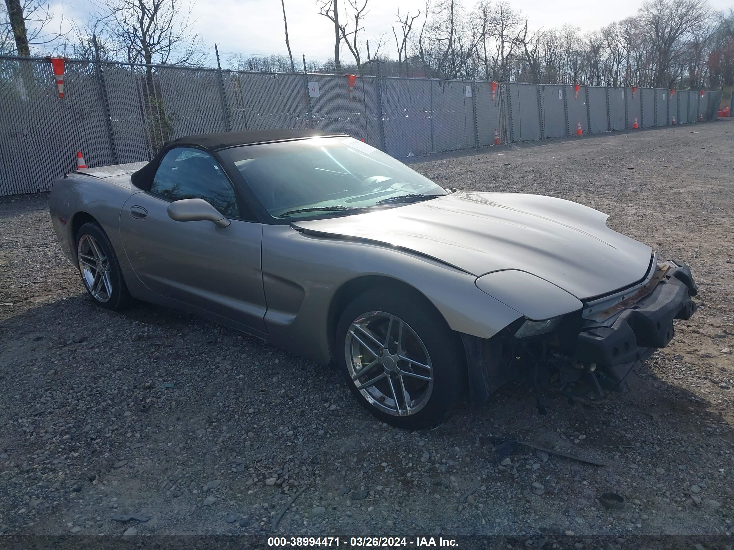 chevrolet corvette 2001 1g1yy32g315107953