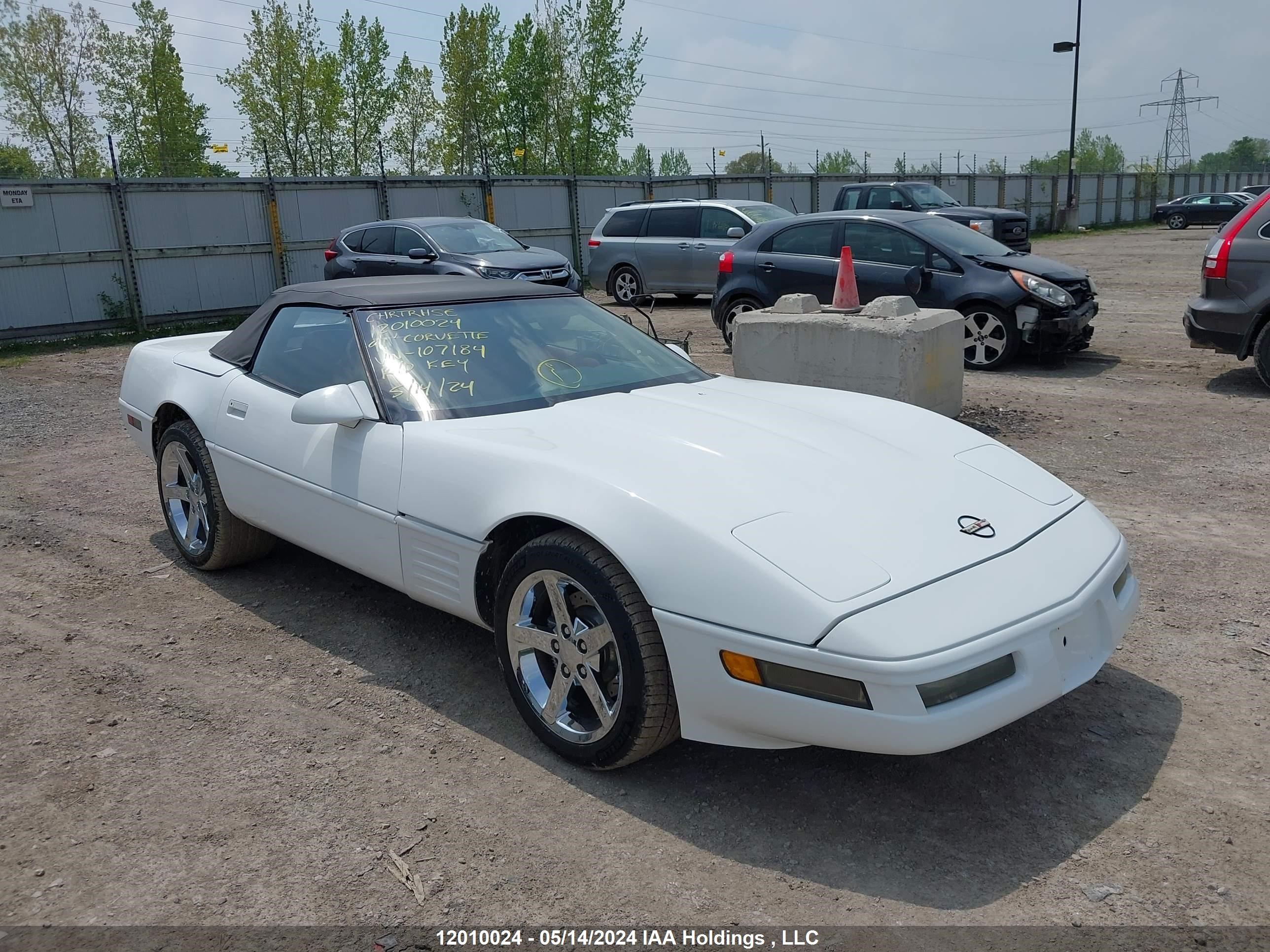 chevrolet corvette 1991 1g1yy338xm5107184