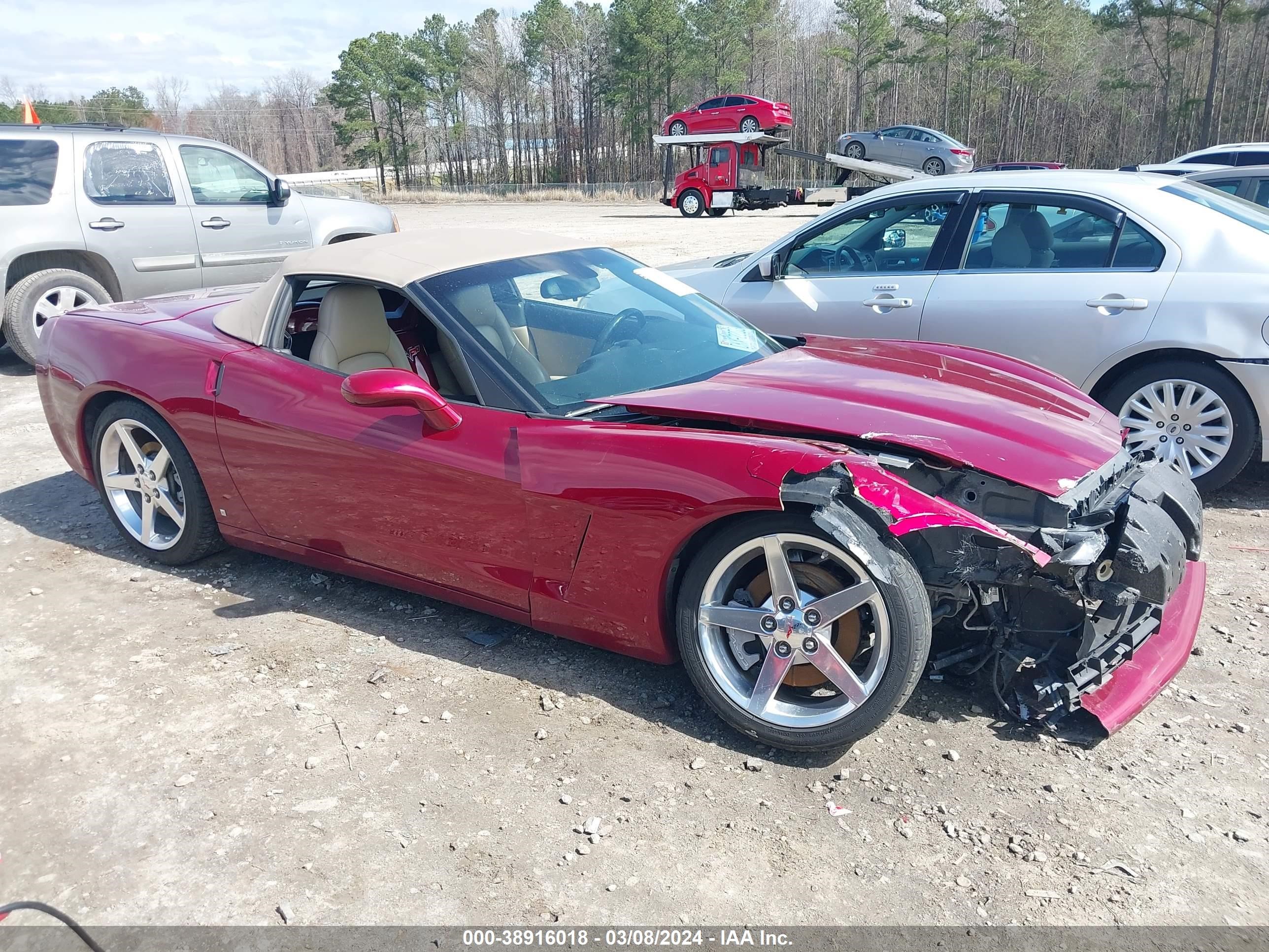 chevrolet corvette 2006 1g1yy36ux65120853