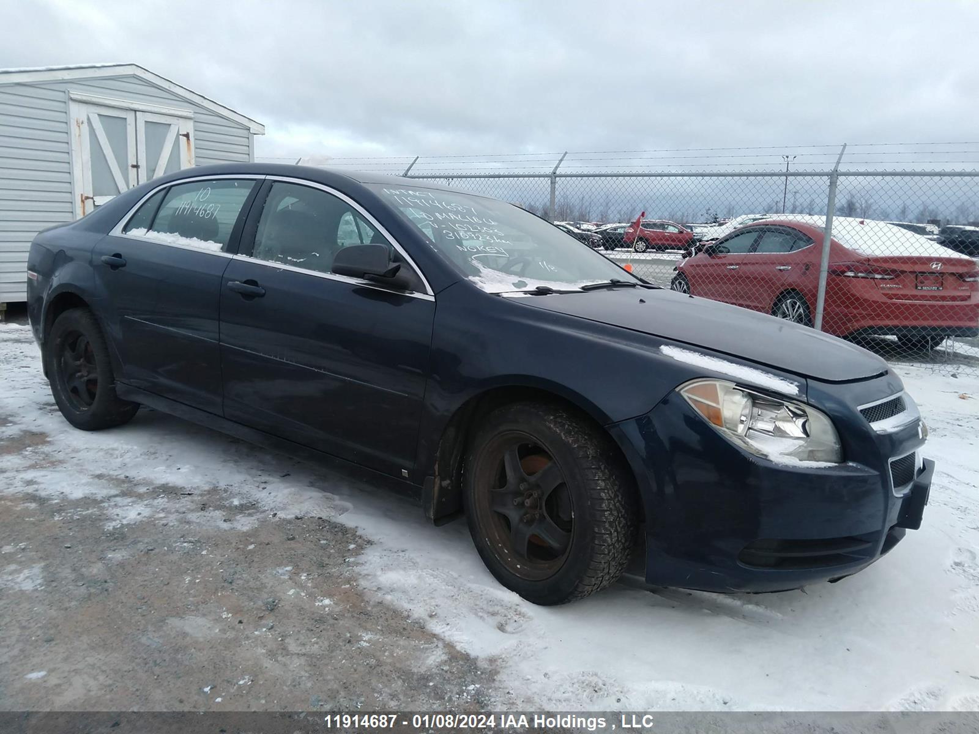 chevrolet malibu 2010 1g1zb5e02af102303