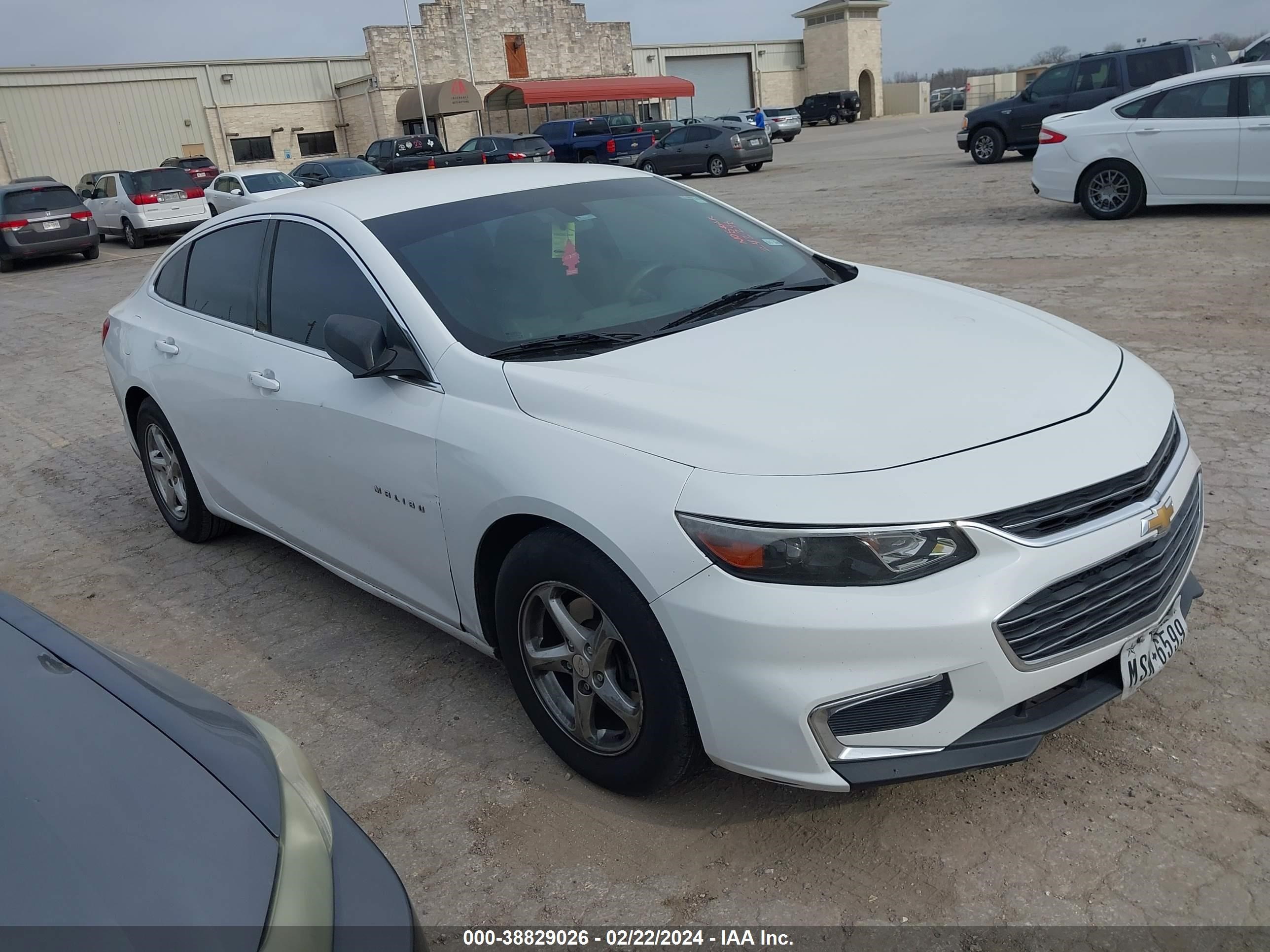 chevrolet malibu 2016 1g1zb5st1gf242298