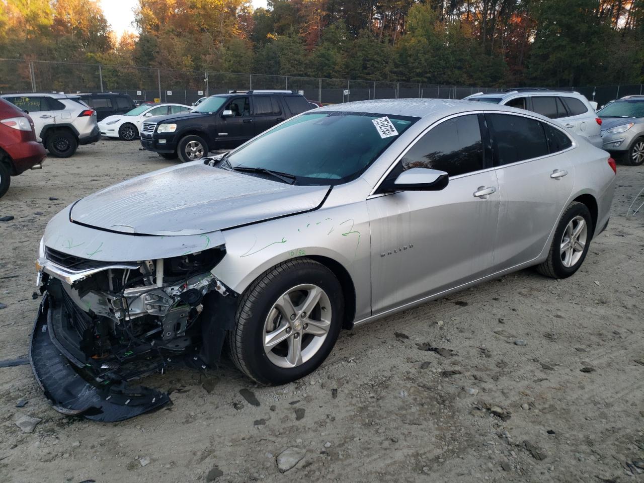 chevrolet malibu 2021 1g1zb5st2mf077907