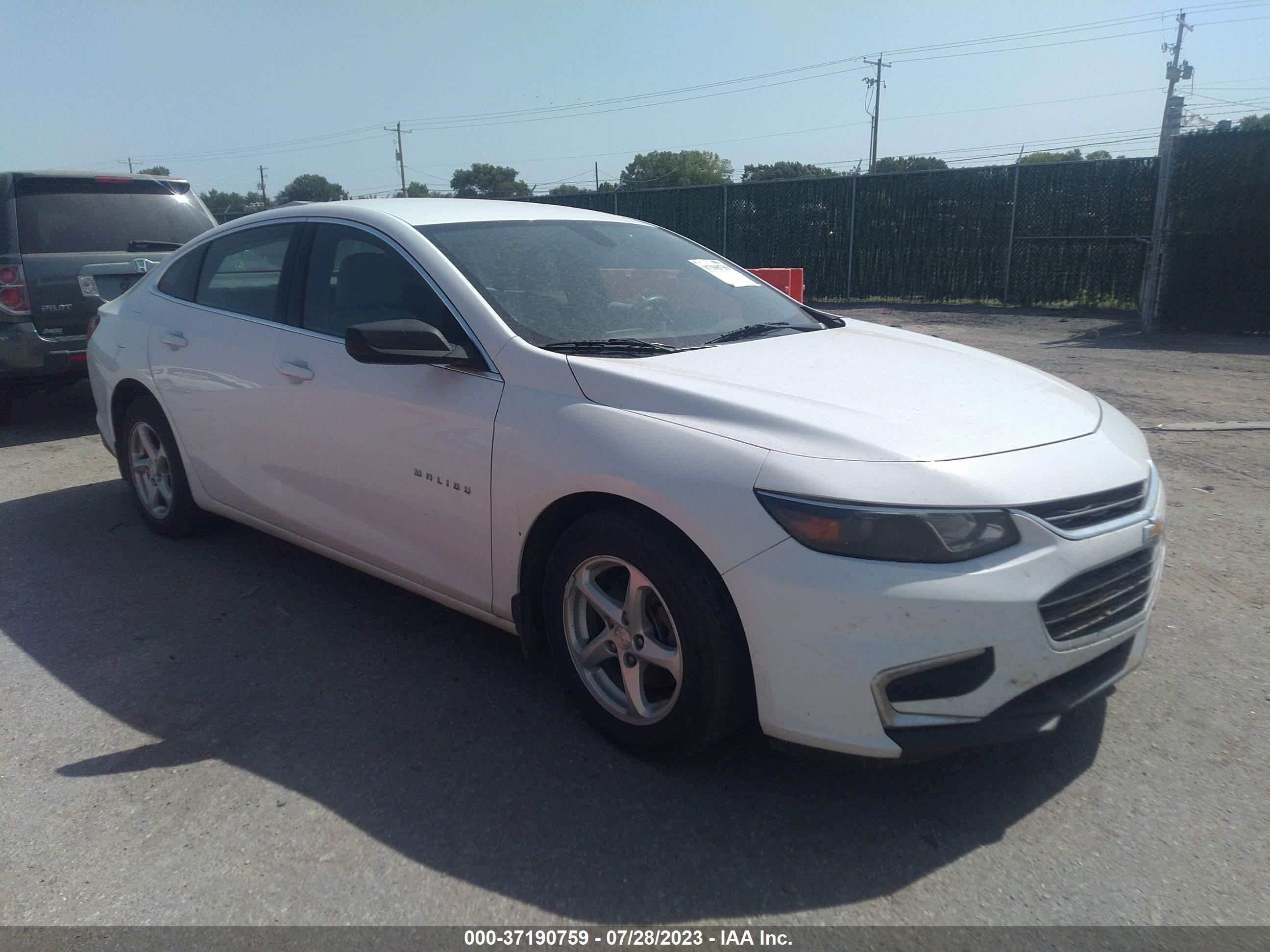 chevrolet malibu 2016 1g1zb5st3gf172822