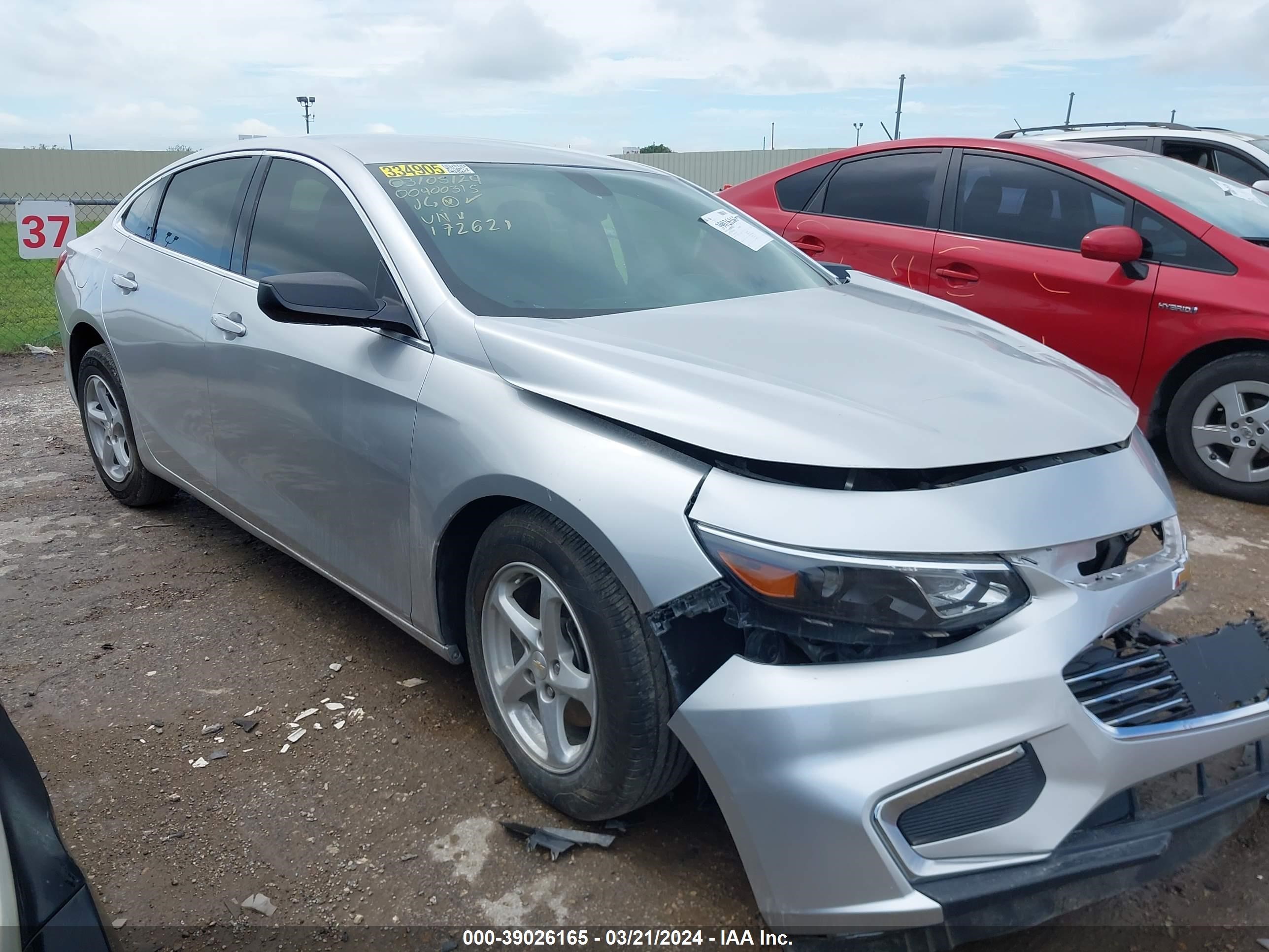 chevrolet malibu 2018 1g1zb5st5jf172621