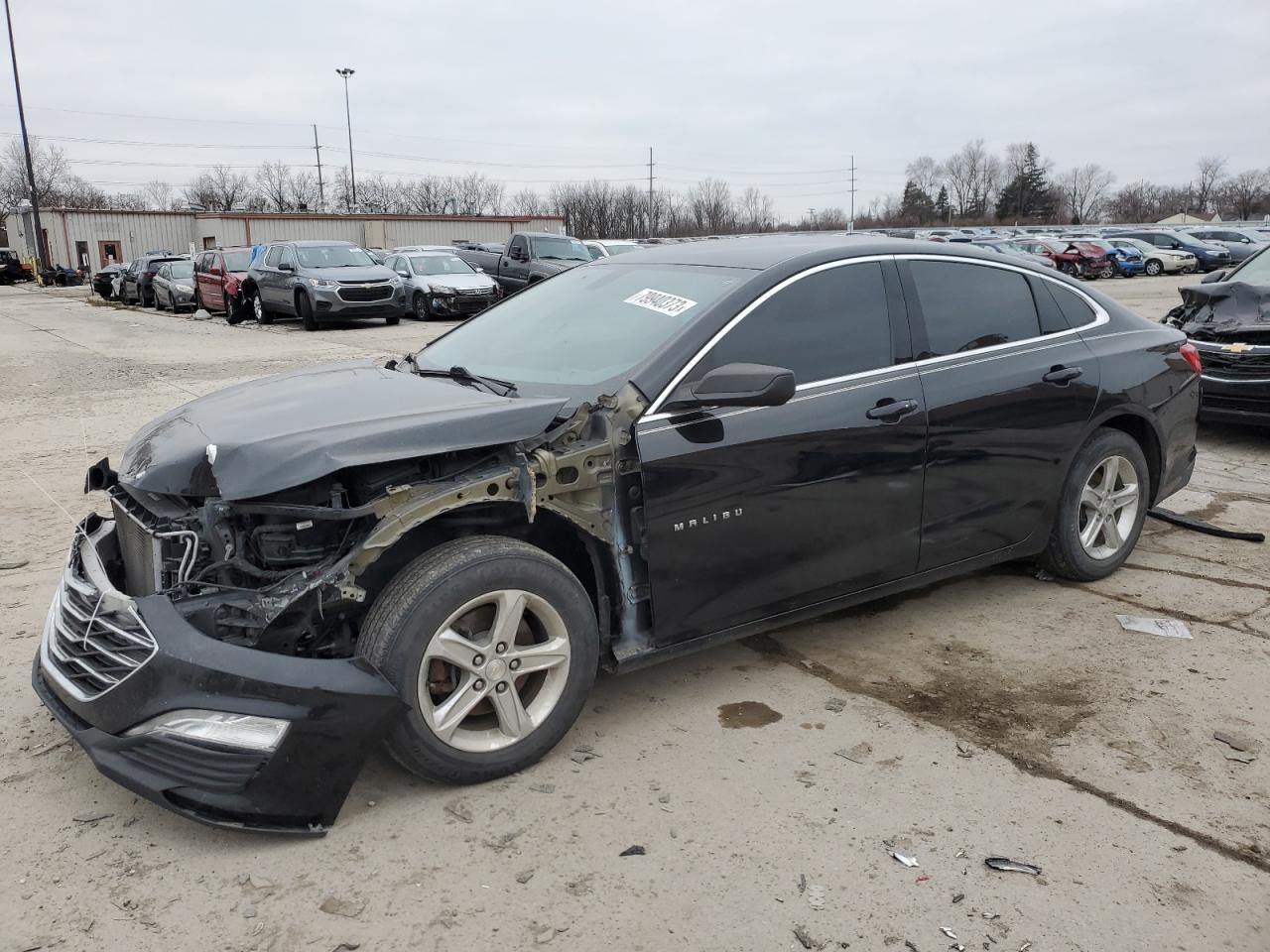 chevrolet malibu 2019 1g1zb5st7kf203465