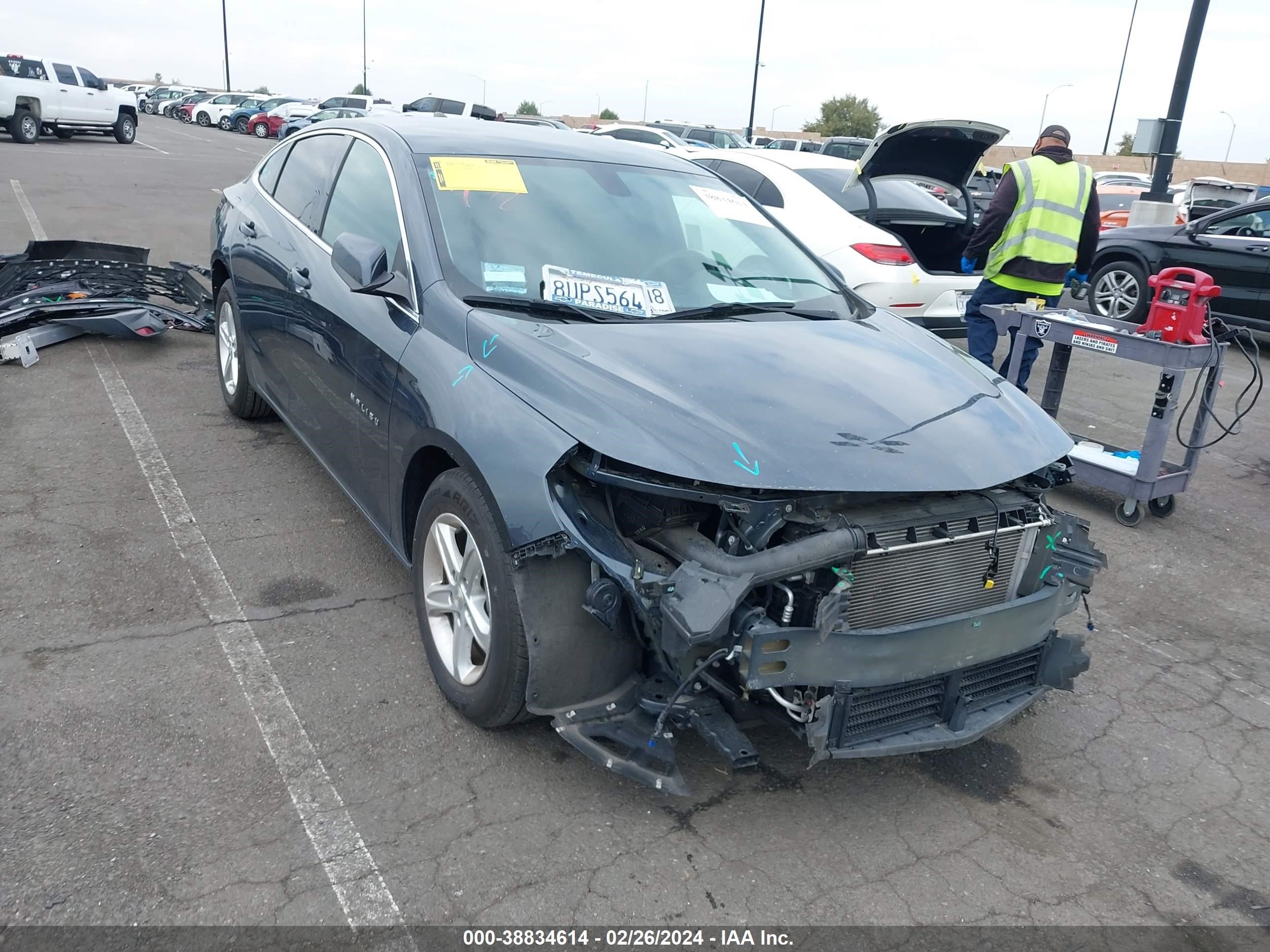 chevrolet malibu 2021 1g1zb5st9mf046802