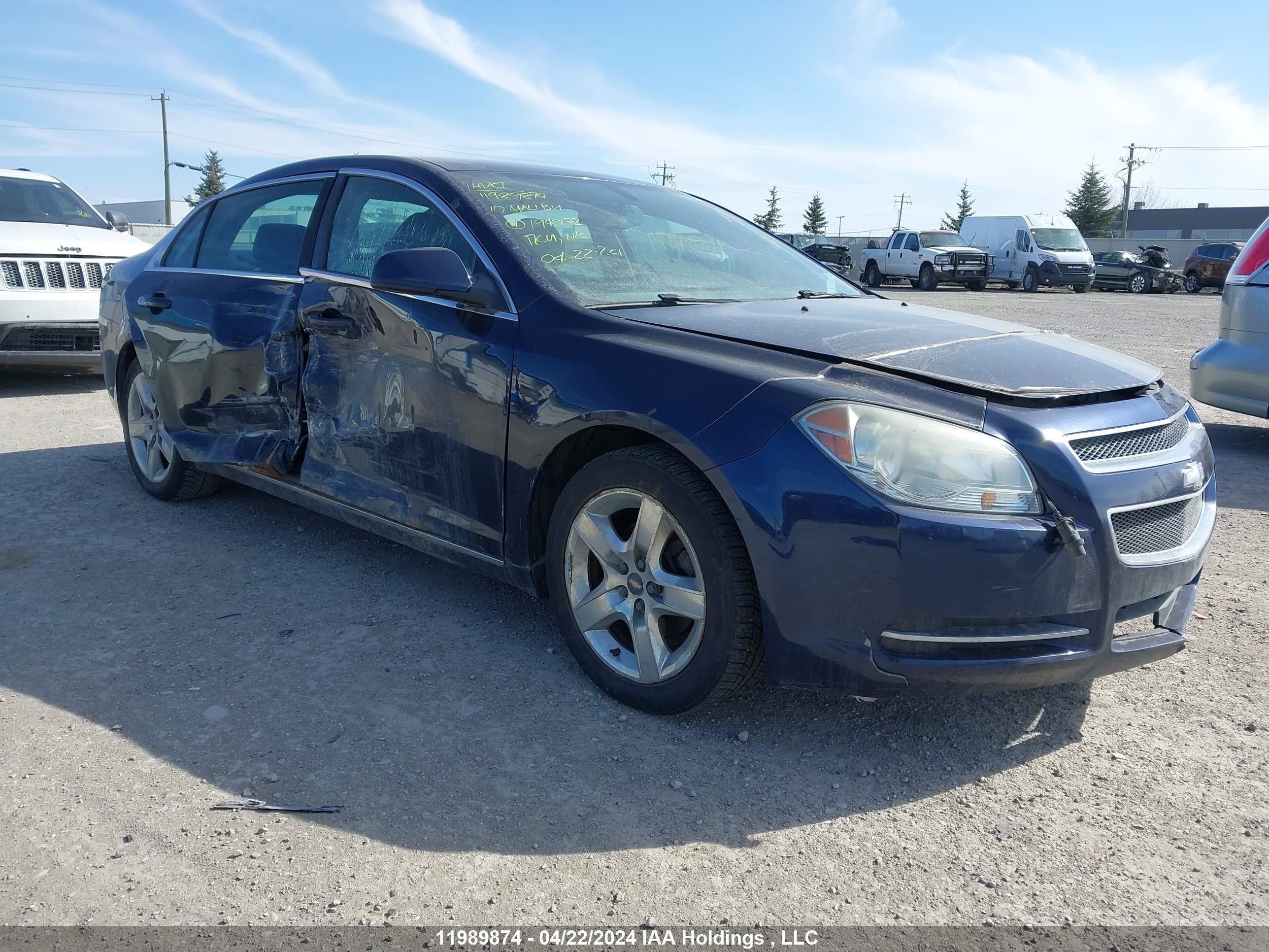 chevrolet malibu 2010 1g1zc5e03af194972