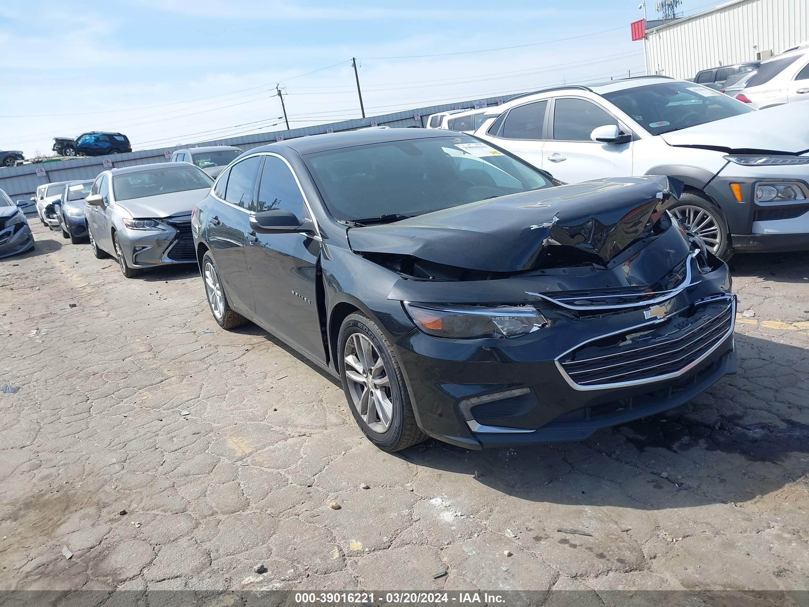 chevrolet malibu 2018 1g1zd5st1jf192293