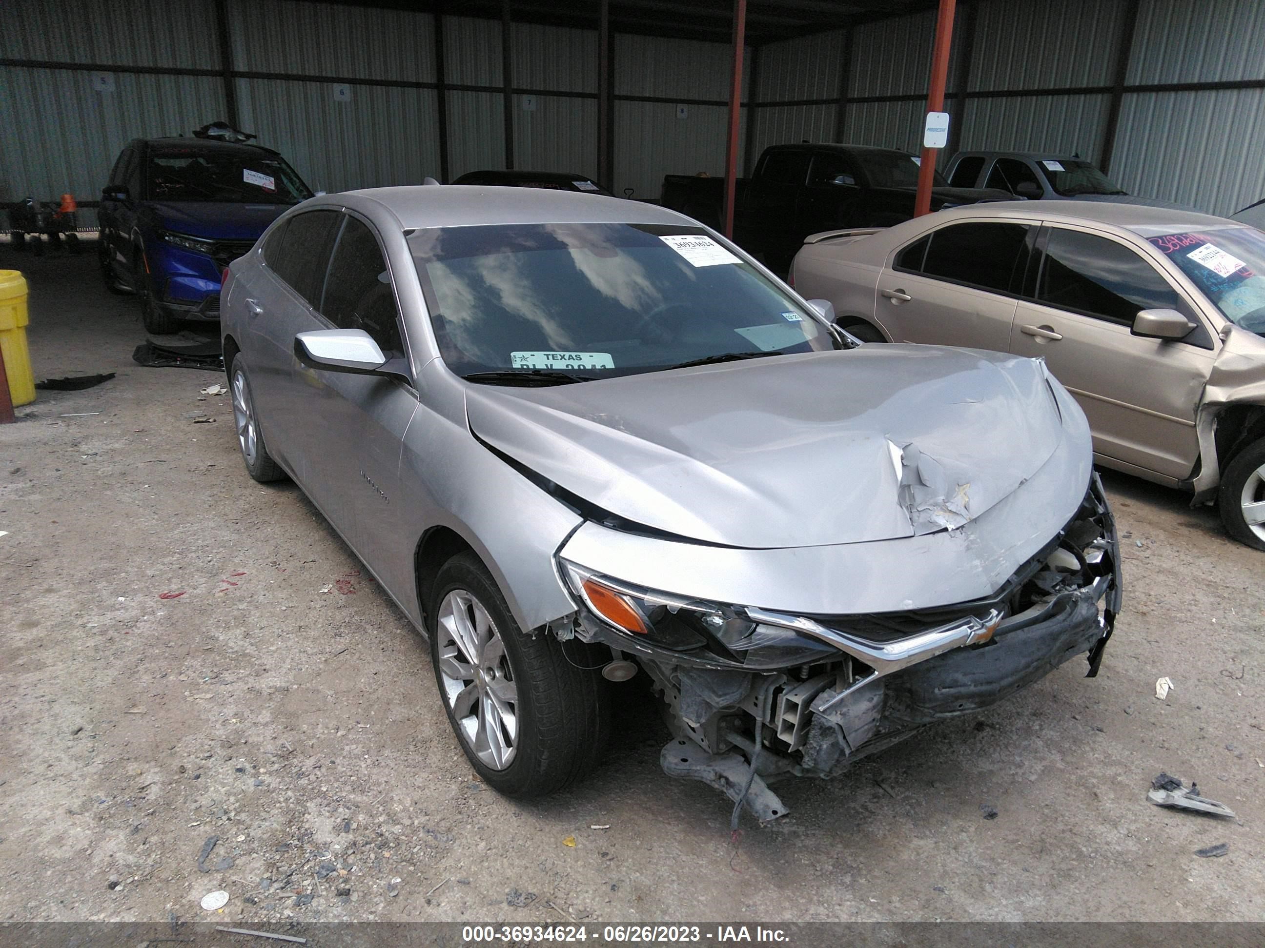 chevrolet malibu 2019 1g1zd5st1kf183806