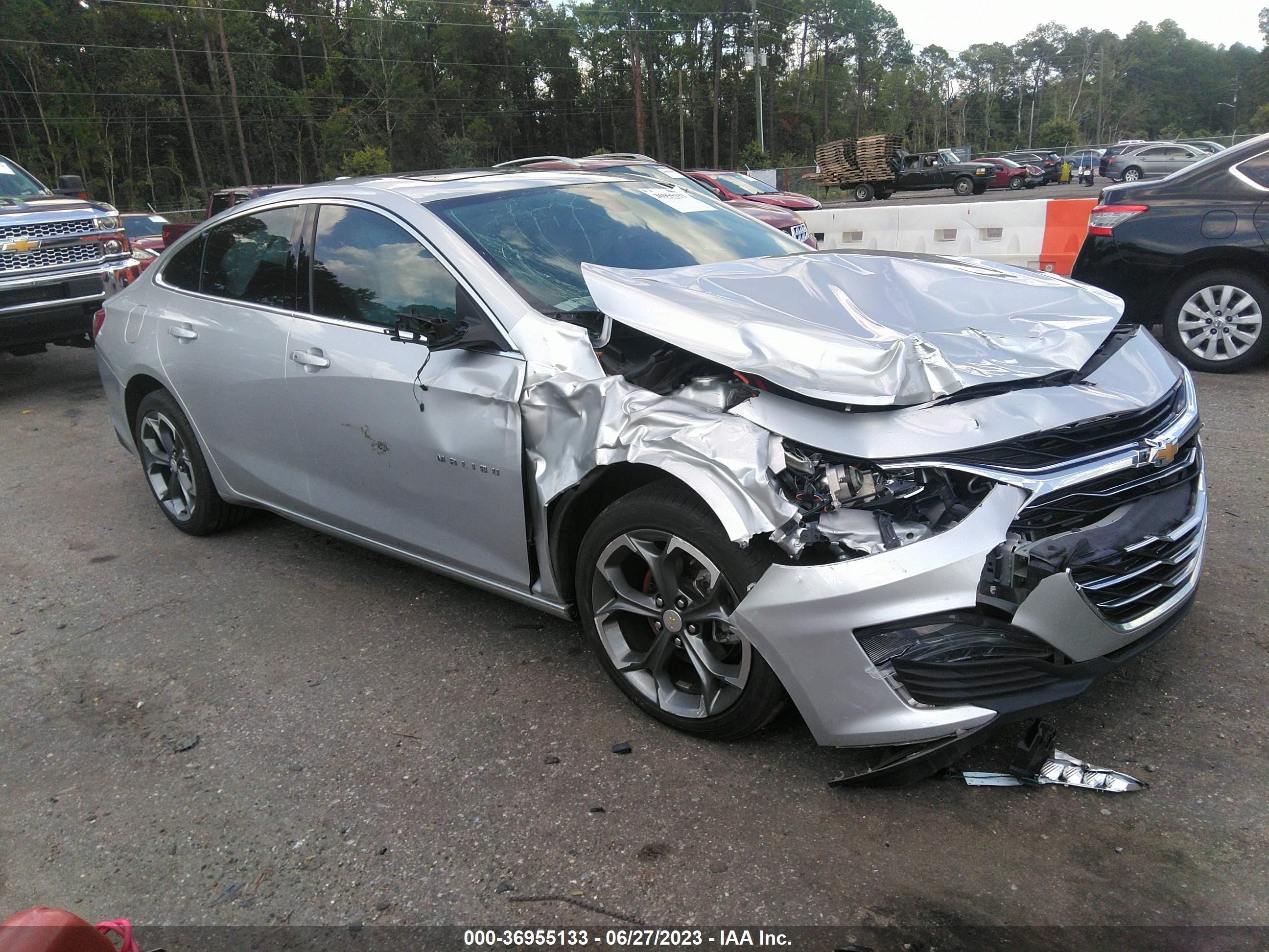 chevrolet malibu 2021 1g1zd5st1mf076757