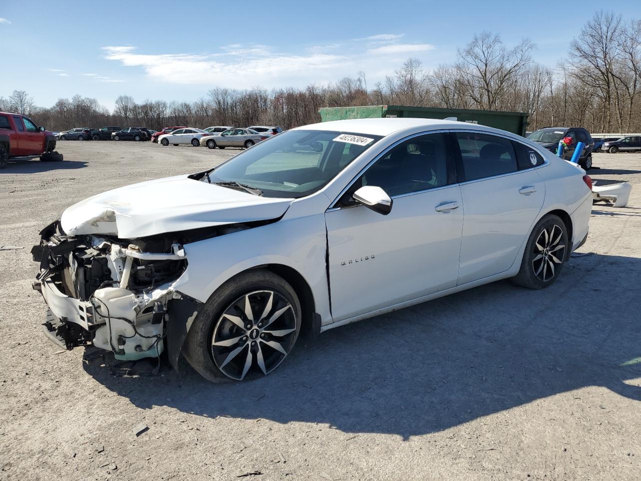 chevrolet malibu 2018 1g1zd5st2jf281614