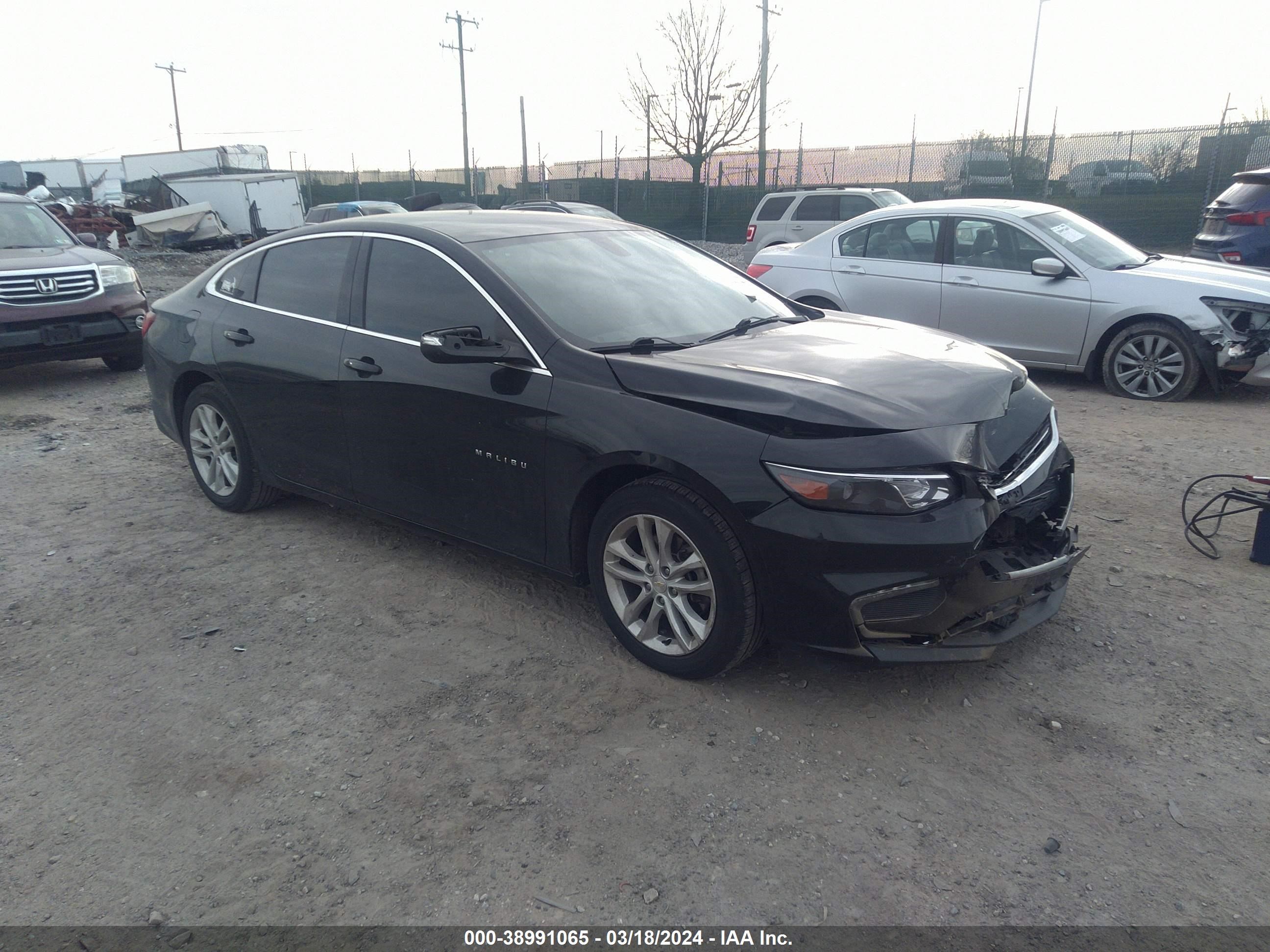 chevrolet malibu 2018 1g1zd5st3jf153737